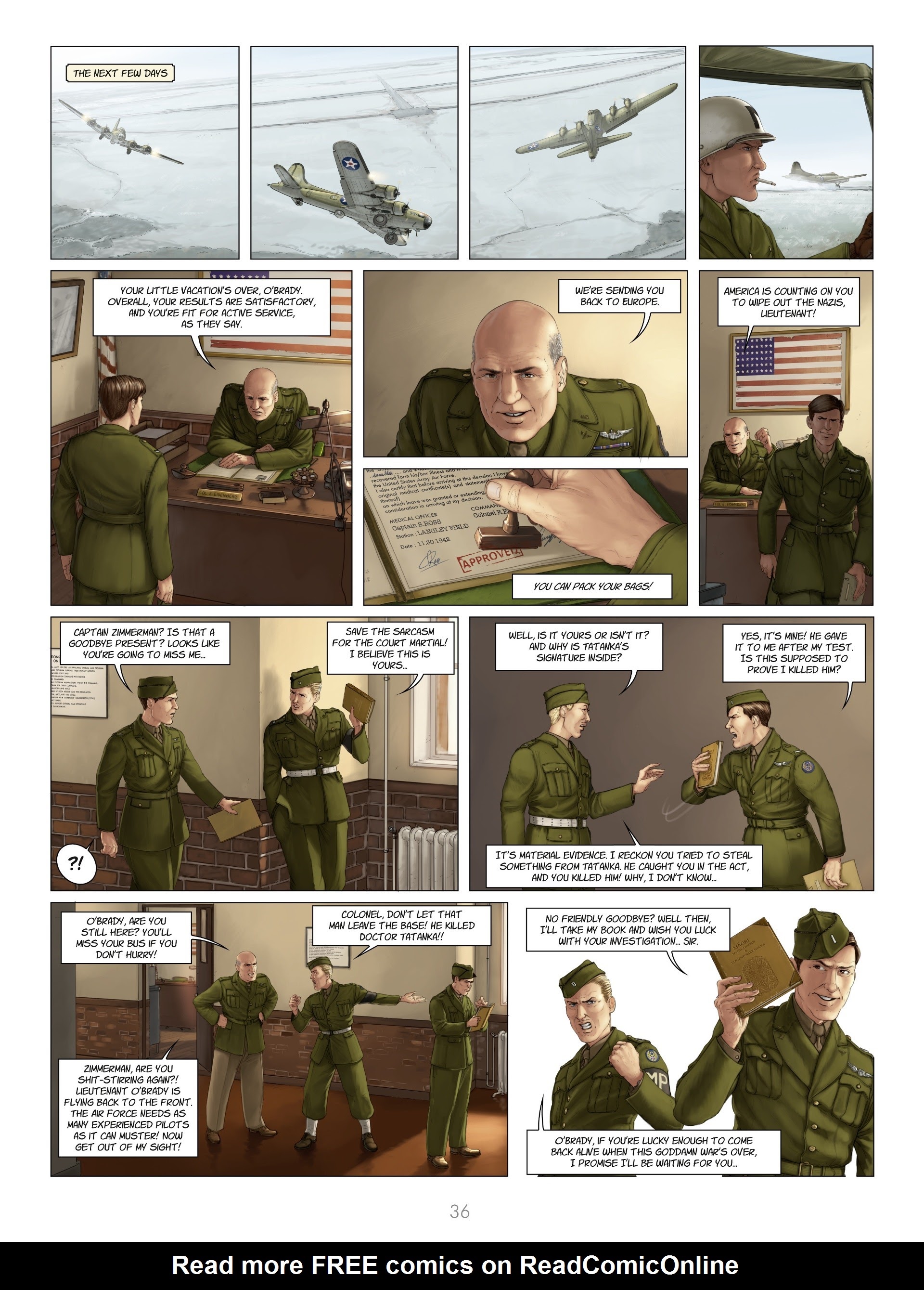 Read online Wings of War Eagle comic -  Issue #2 - 38