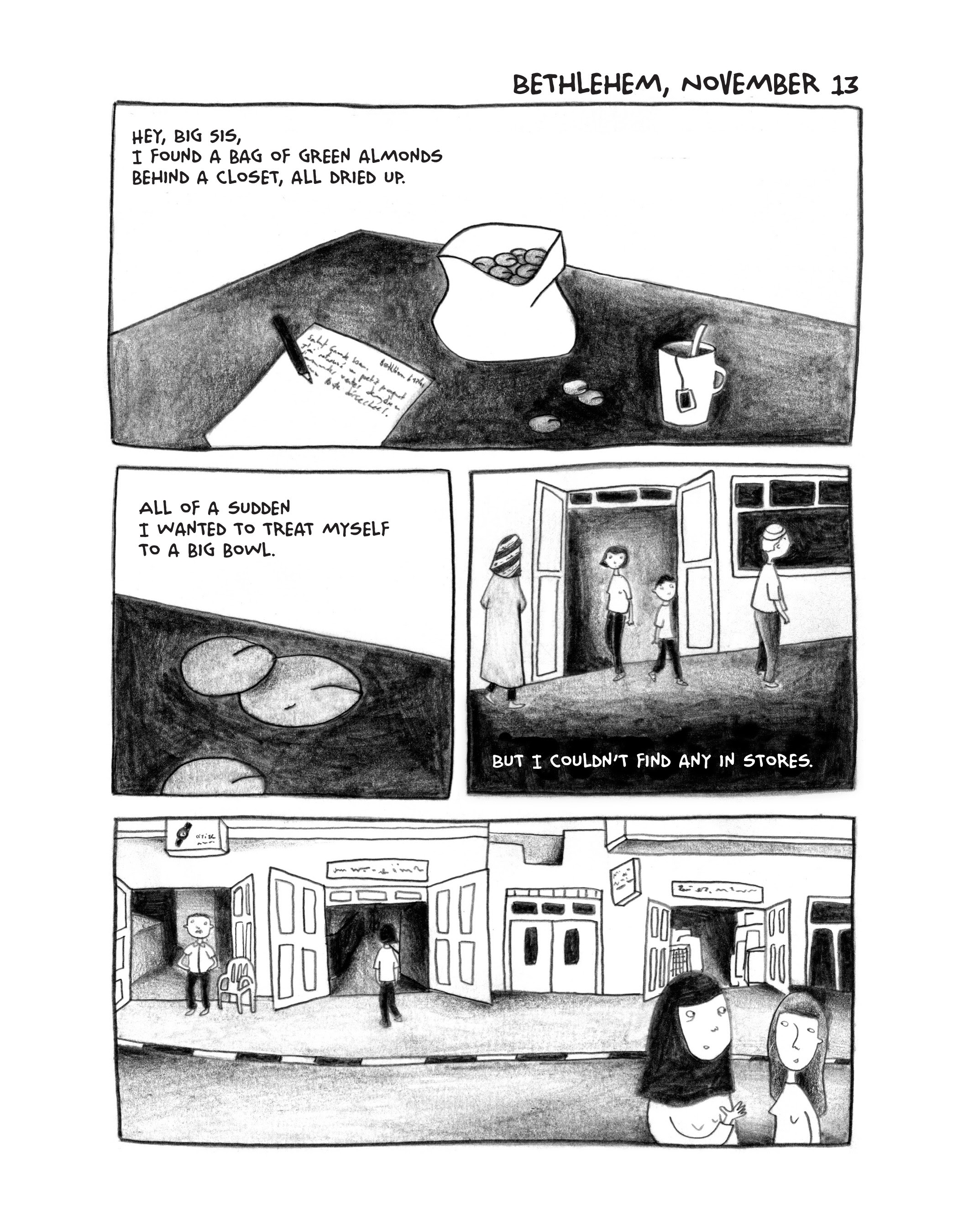 Read online Green Almonds: Letters from Palestine comic -  Issue # TPB (Part 2) - 34