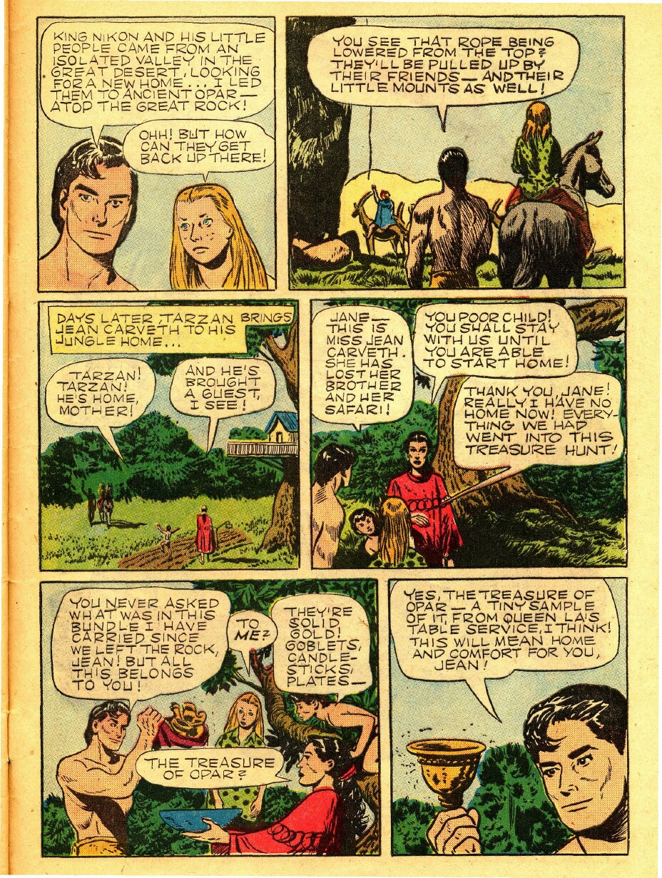 Read online Tarzan (1948) comic -  Issue #38 - 41
