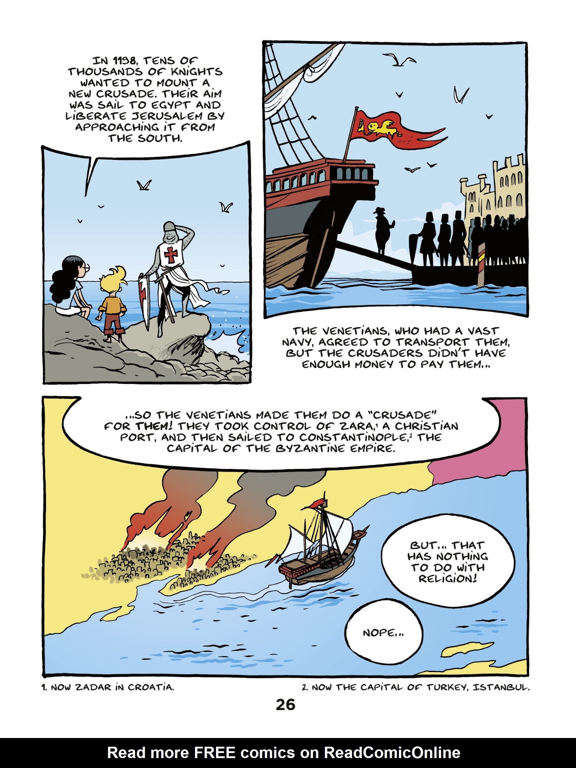 Read online On The History Trail With Ariane & Nino comic -  Issue #3 - 26