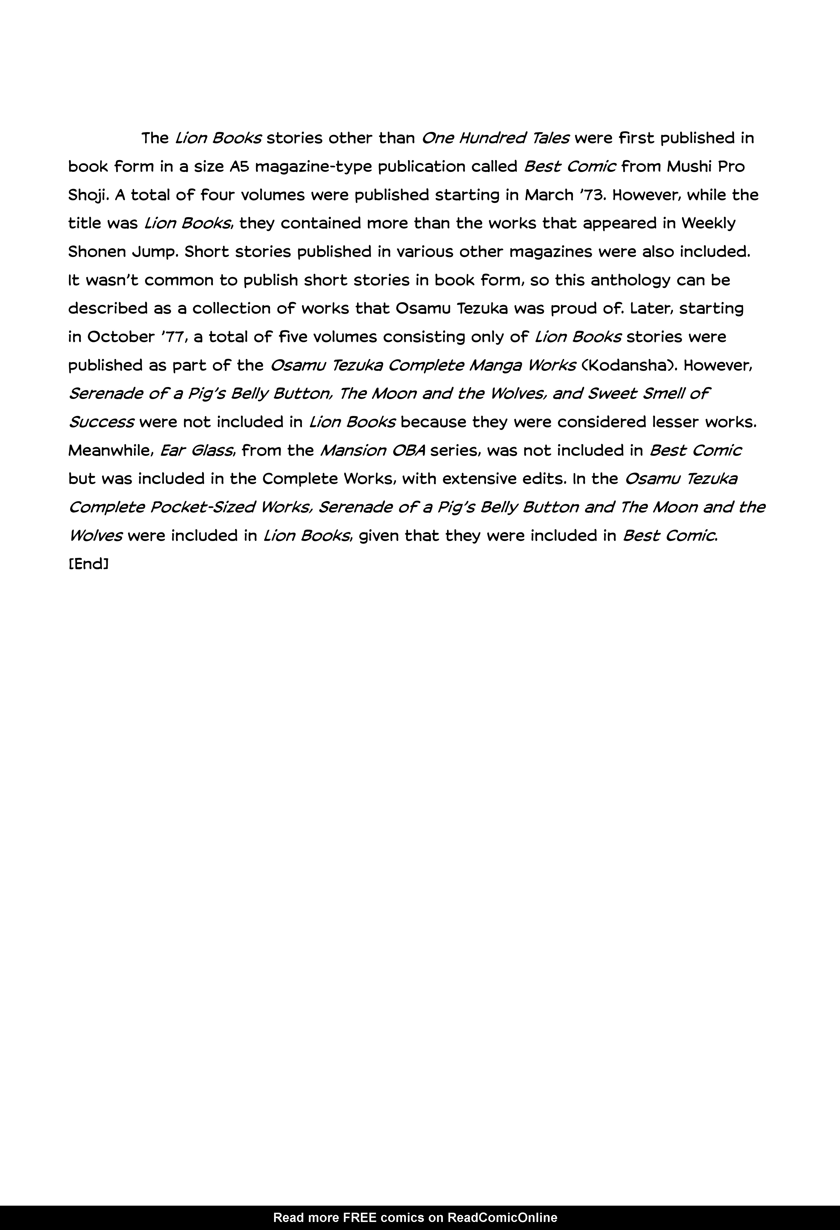 Read online One Hundred Tales comic -  Issue # TPB (Part 2) - 109