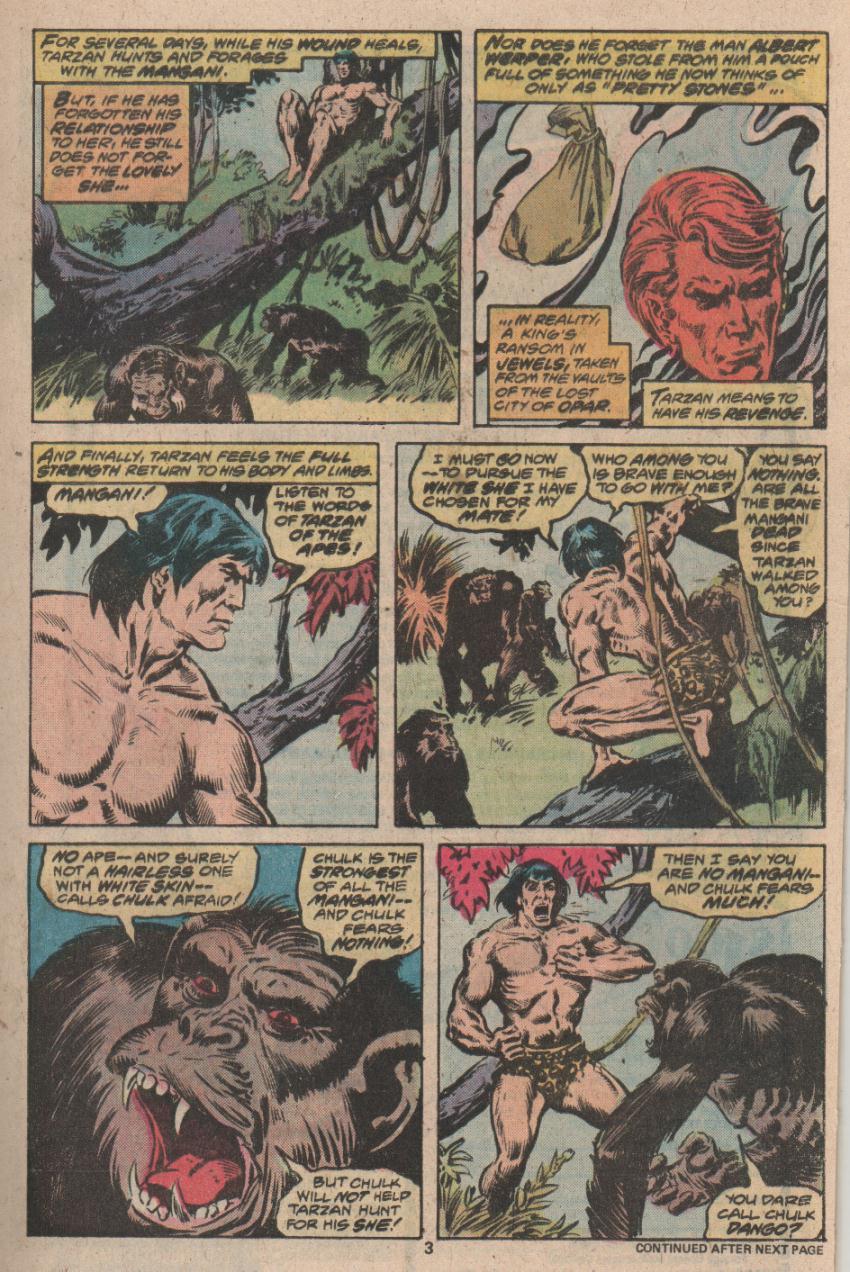 Read online Tarzan (1977) comic -  Issue #8 - 4