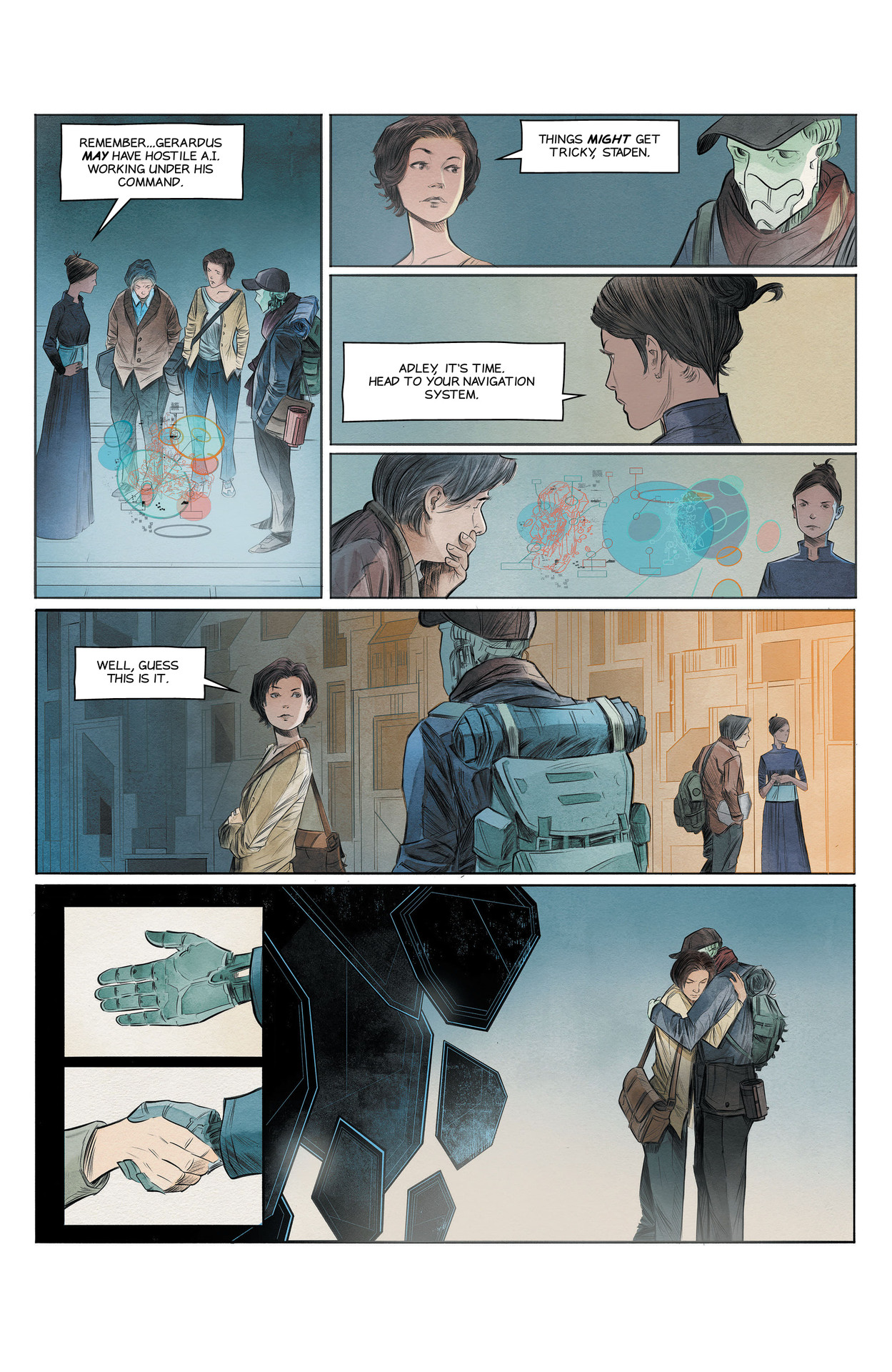 Read online Hexagon Bridge comic -  Issue #3 - 7