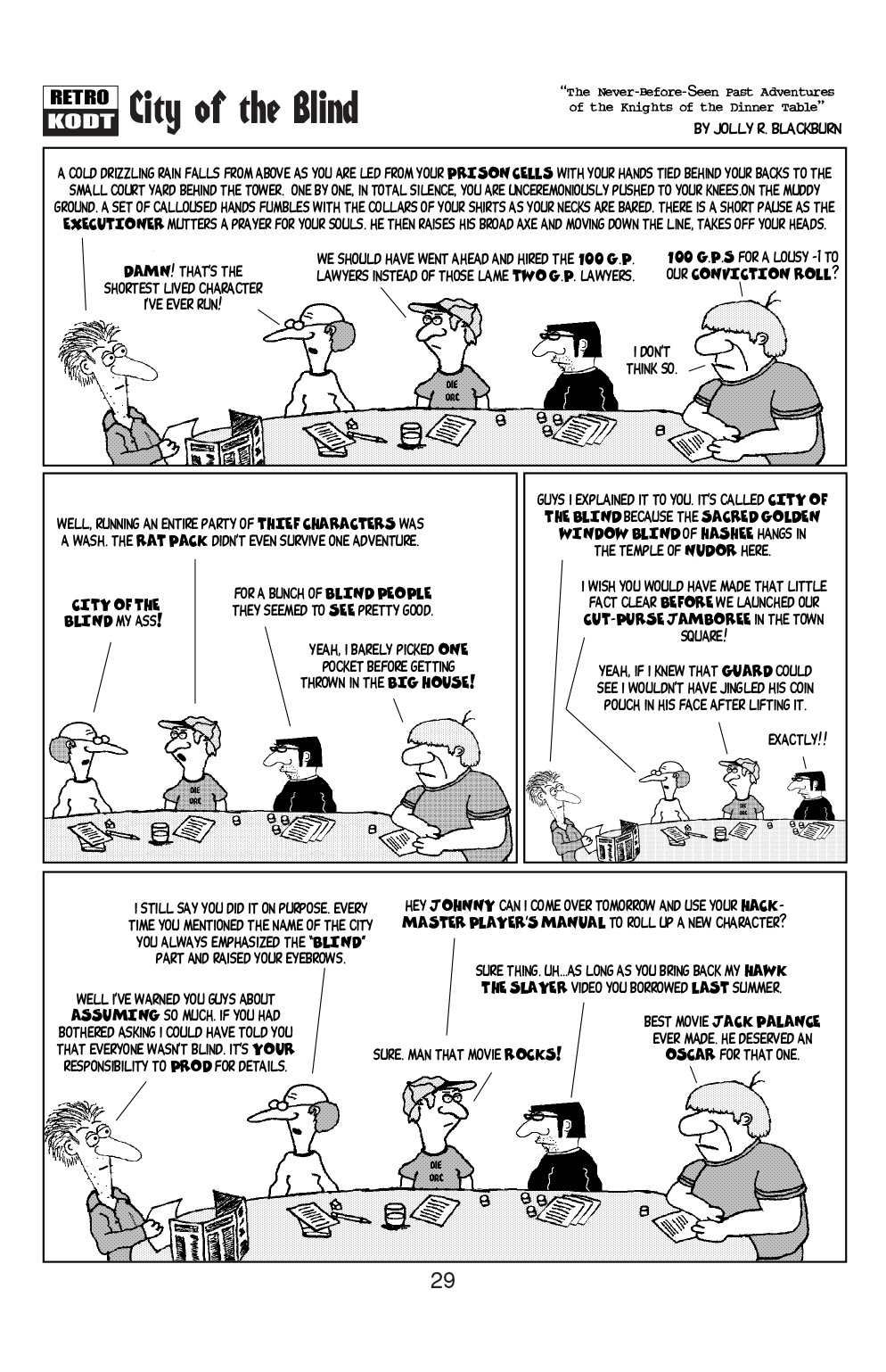 Read online Knights of the Dinner Table comic -  Issue #28 - 31