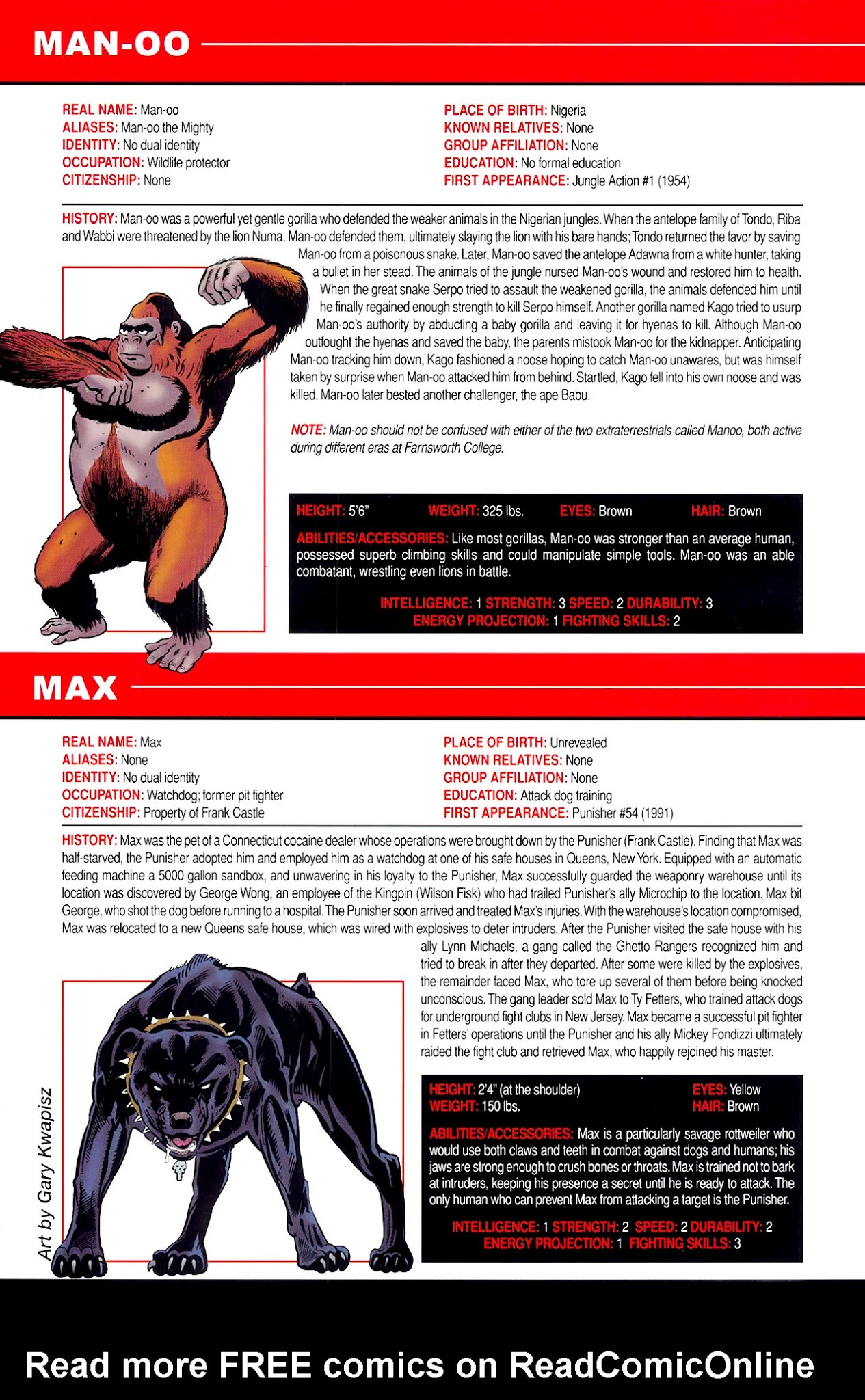 Read online Marvel Pets Handbook comic -  Issue # Full - 38