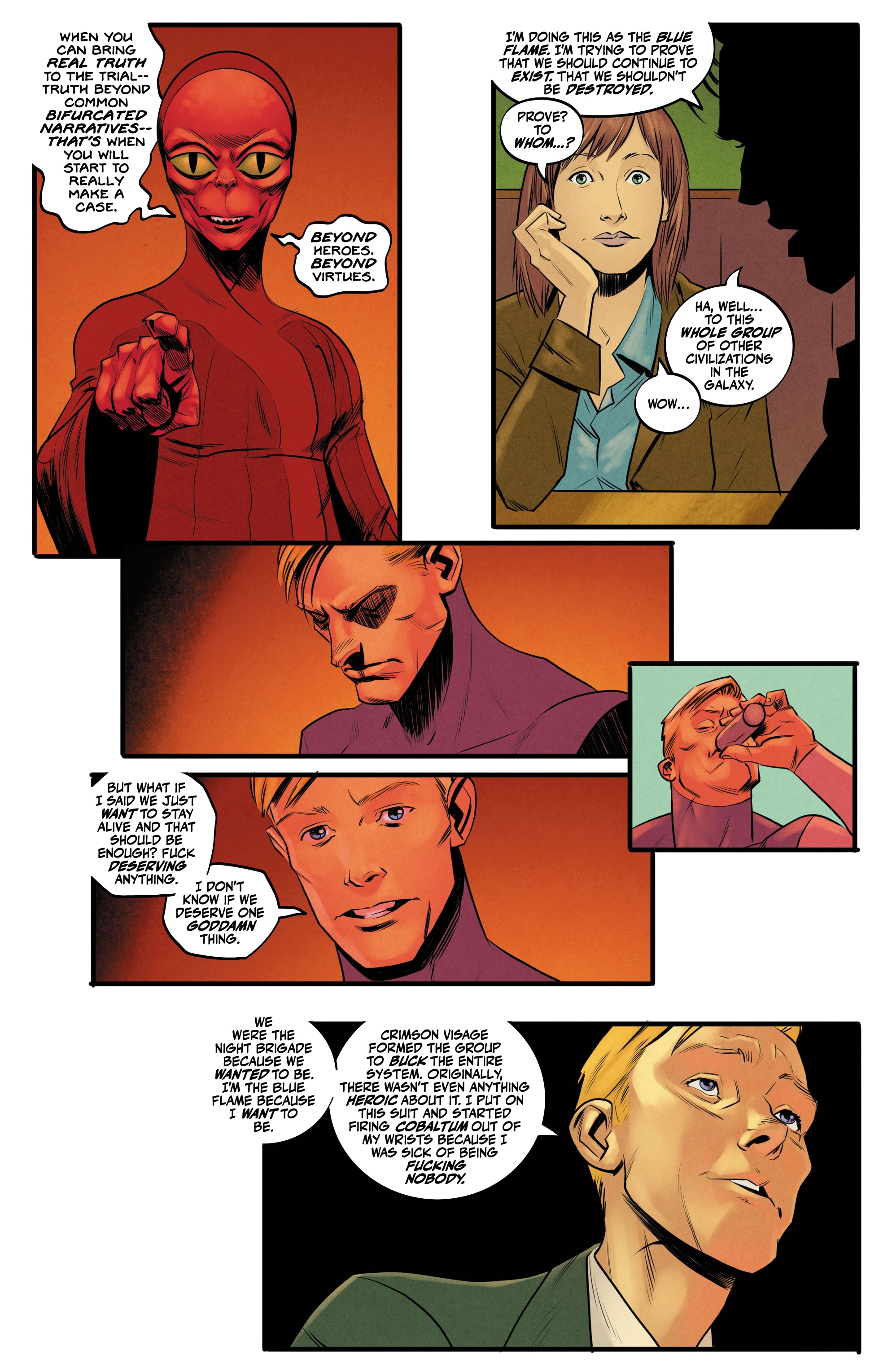 Read online The Blue Flame comic -  Issue #5 - 23