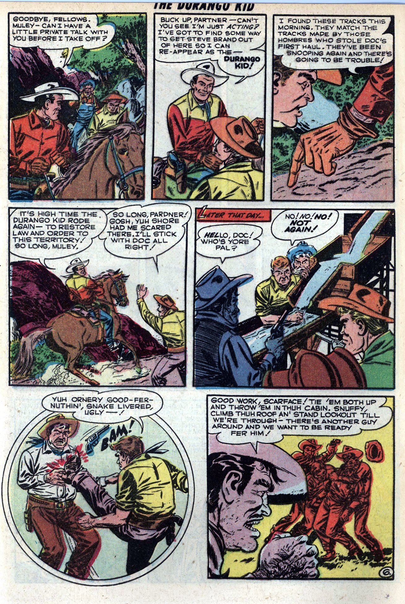 Read online Charles Starrett as The Durango Kid comic -  Issue #5 - 8