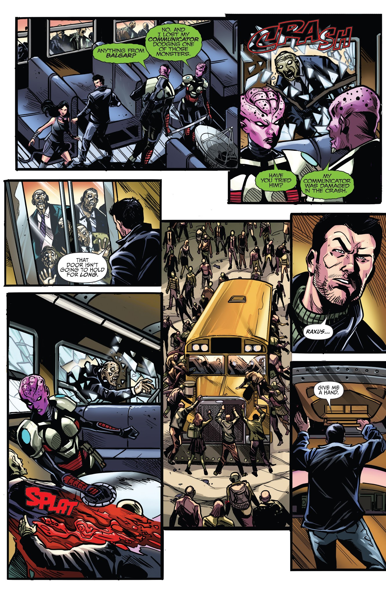 Read online Aliens vs. Zombies comic -  Issue #4 - 9