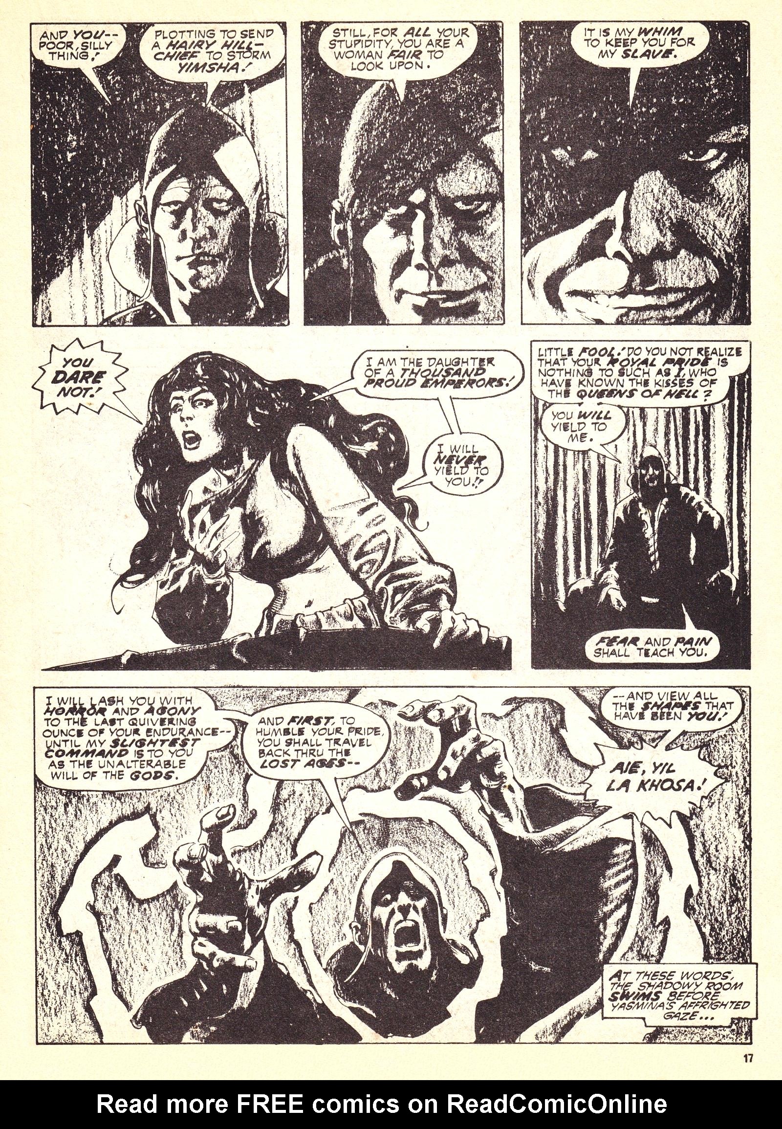 Read online The Savage Sword of Conan (1975) comic -  Issue #7 - 17