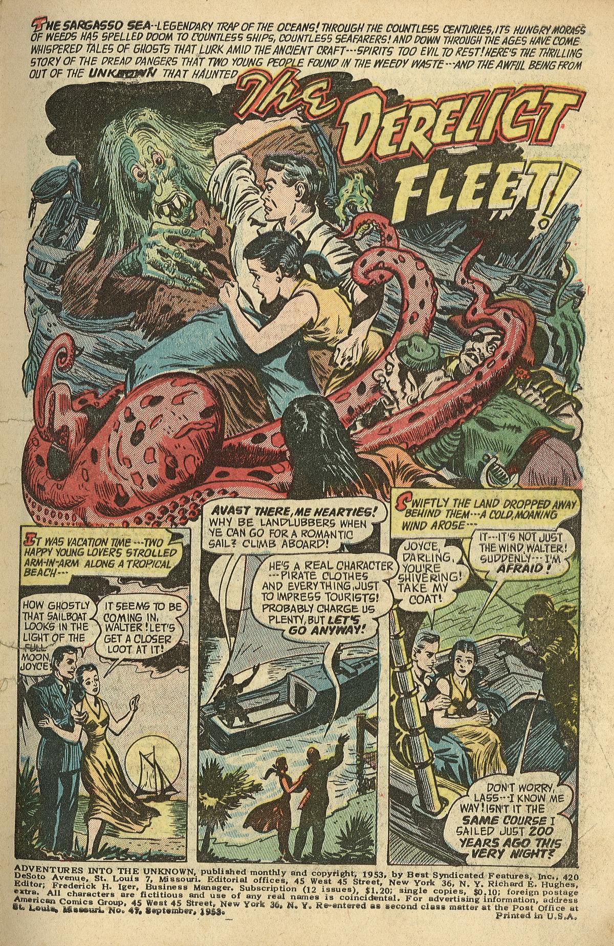 Read online Adventures Into The Unknown comic -  Issue #47 - 3