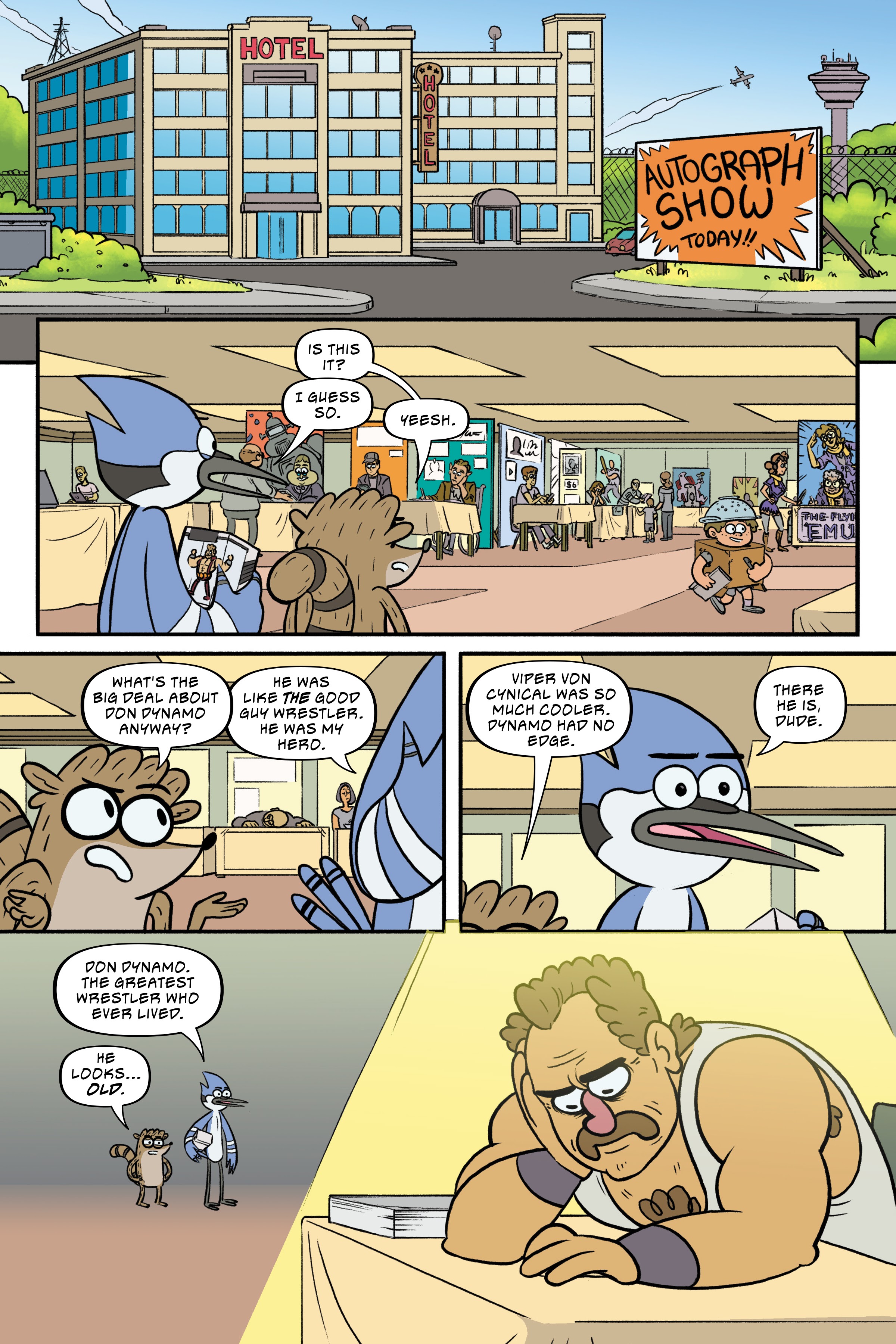 Read online Regular Show: Wrasslesplosion comic -  Issue # TPB - 120