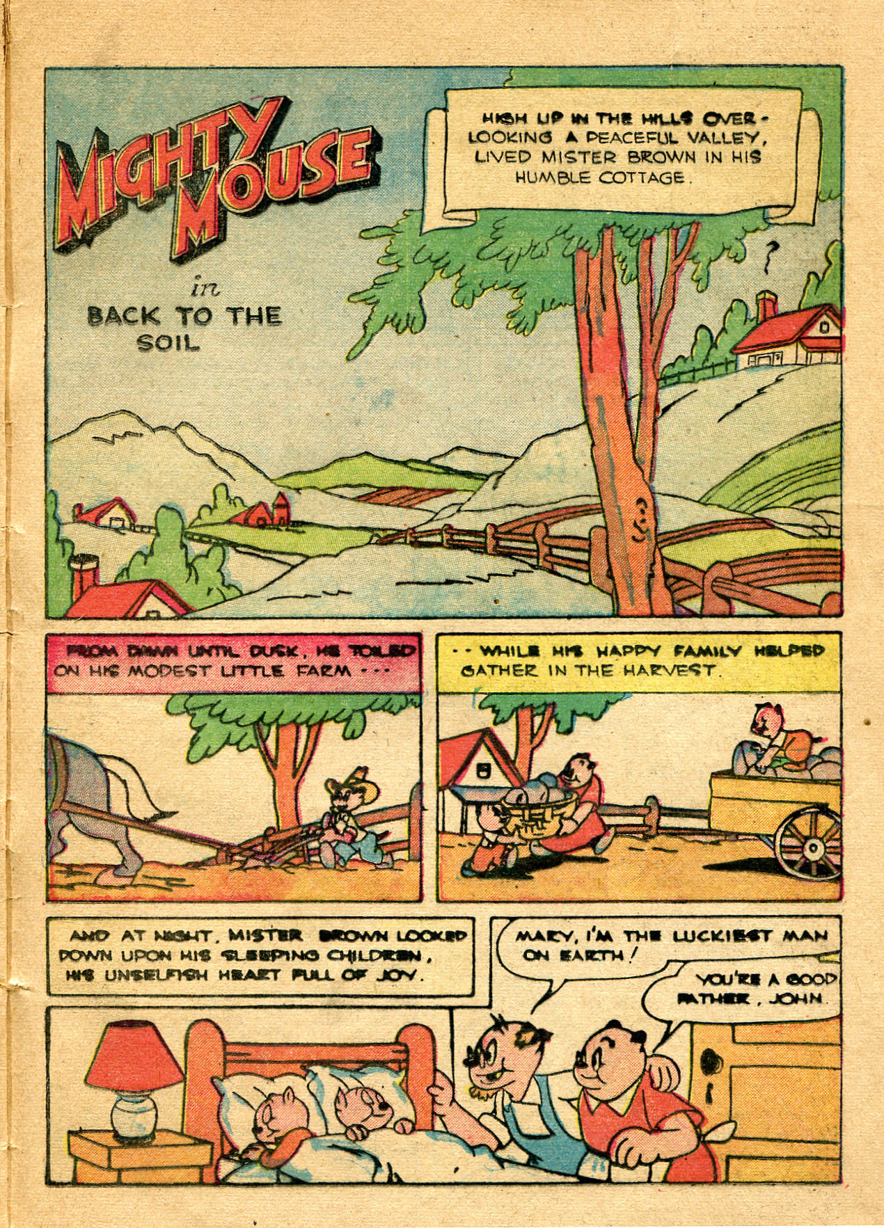 Read online Paul Terry's Mighty Mouse Comics comic -  Issue #29 - 29