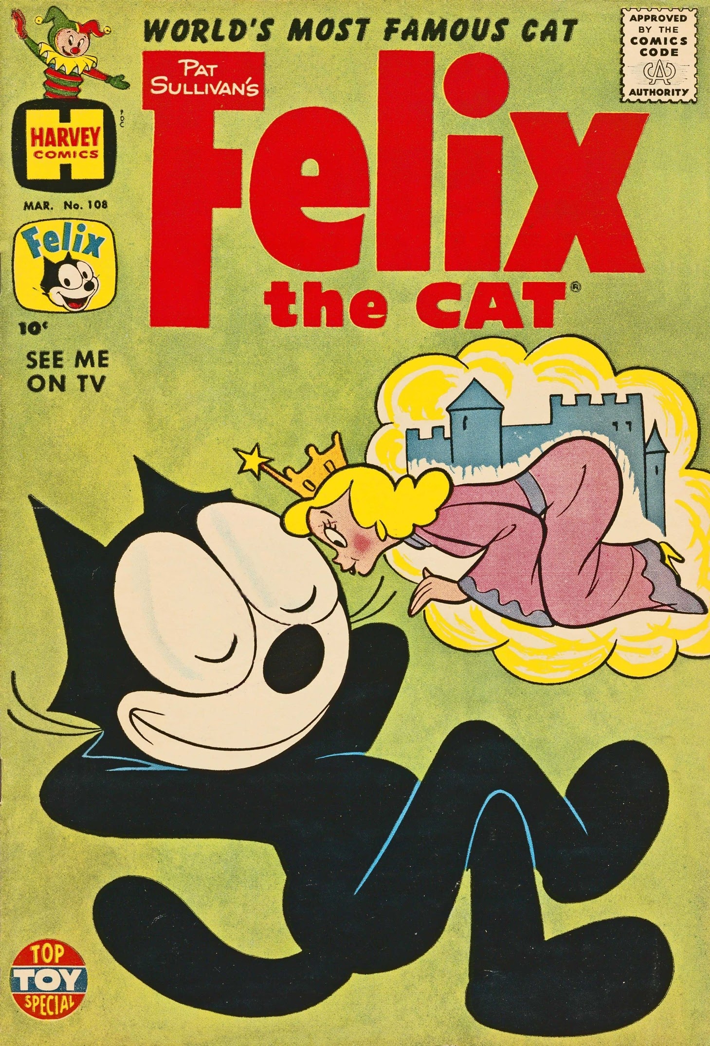 Read online Felix the Cat (1955) comic -  Issue #108 - 1