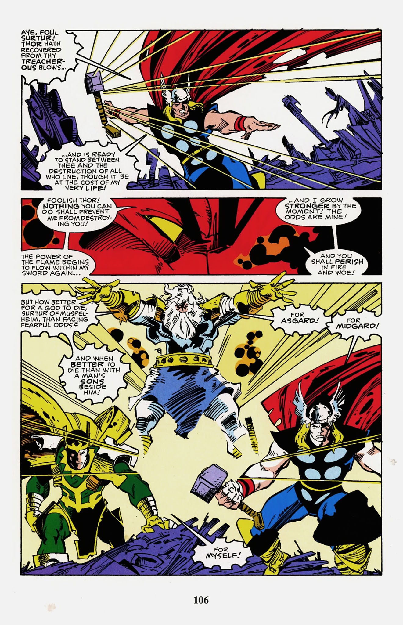 Read online Thor Visionaries: Walter Simonson comic -  Issue # TPB 2 - 108