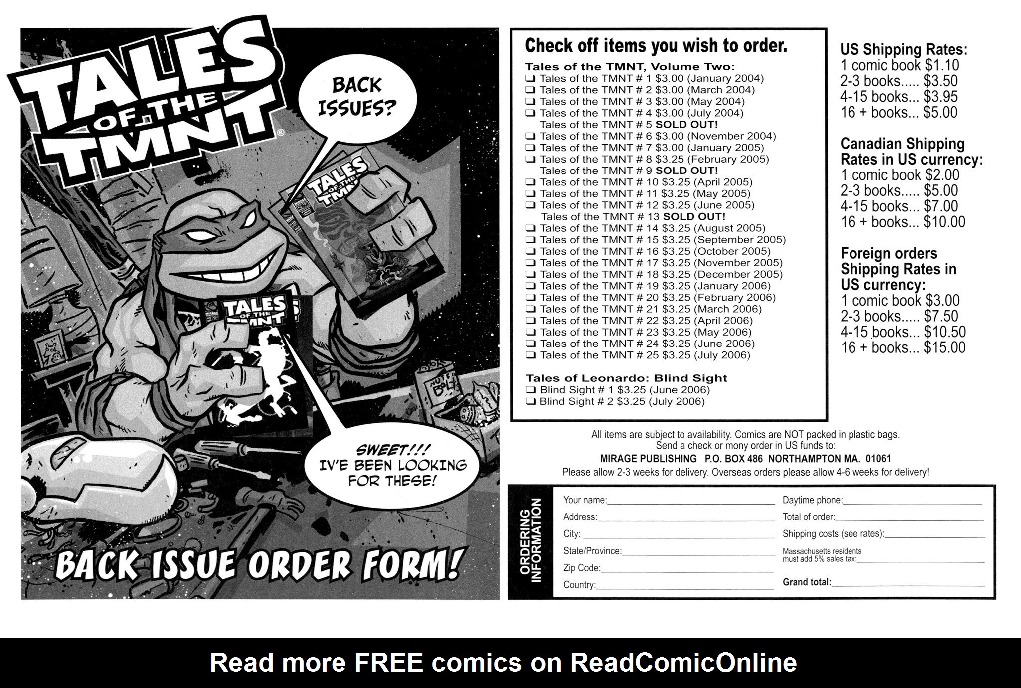 Read online Tales of the TMNT comic -  Issue #26 - 32