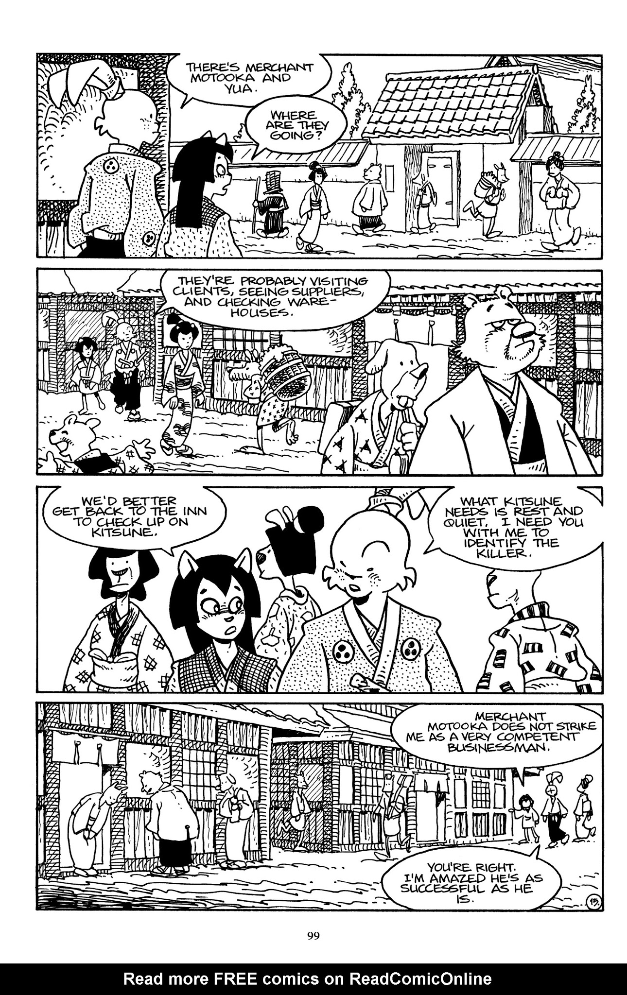 Read online The Usagi Yojimbo Saga comic -  Issue # TPB 7 - 96