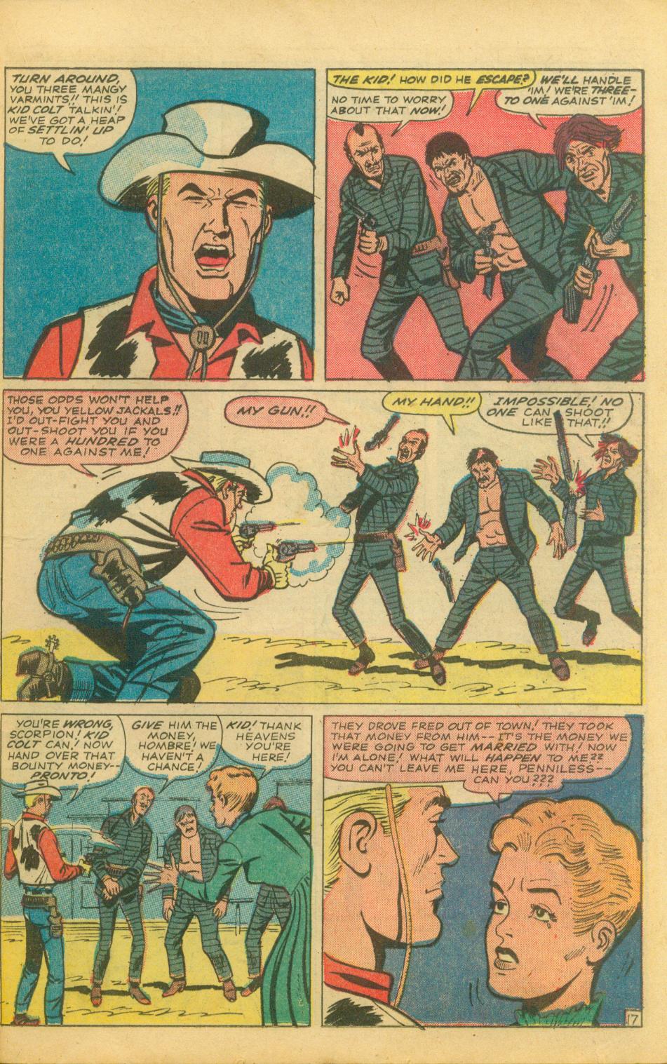 Read online Kid Colt Outlaw comic -  Issue #118 - 23