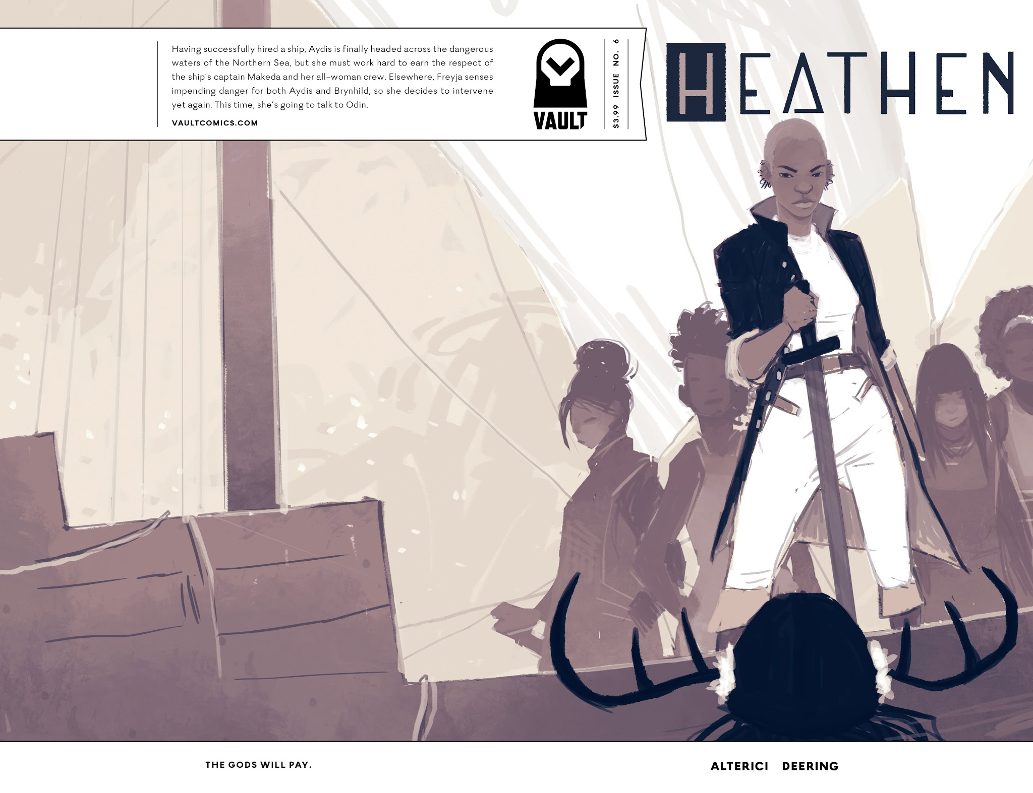 Read online Heathen (2017) comic -  Issue #6 - 1