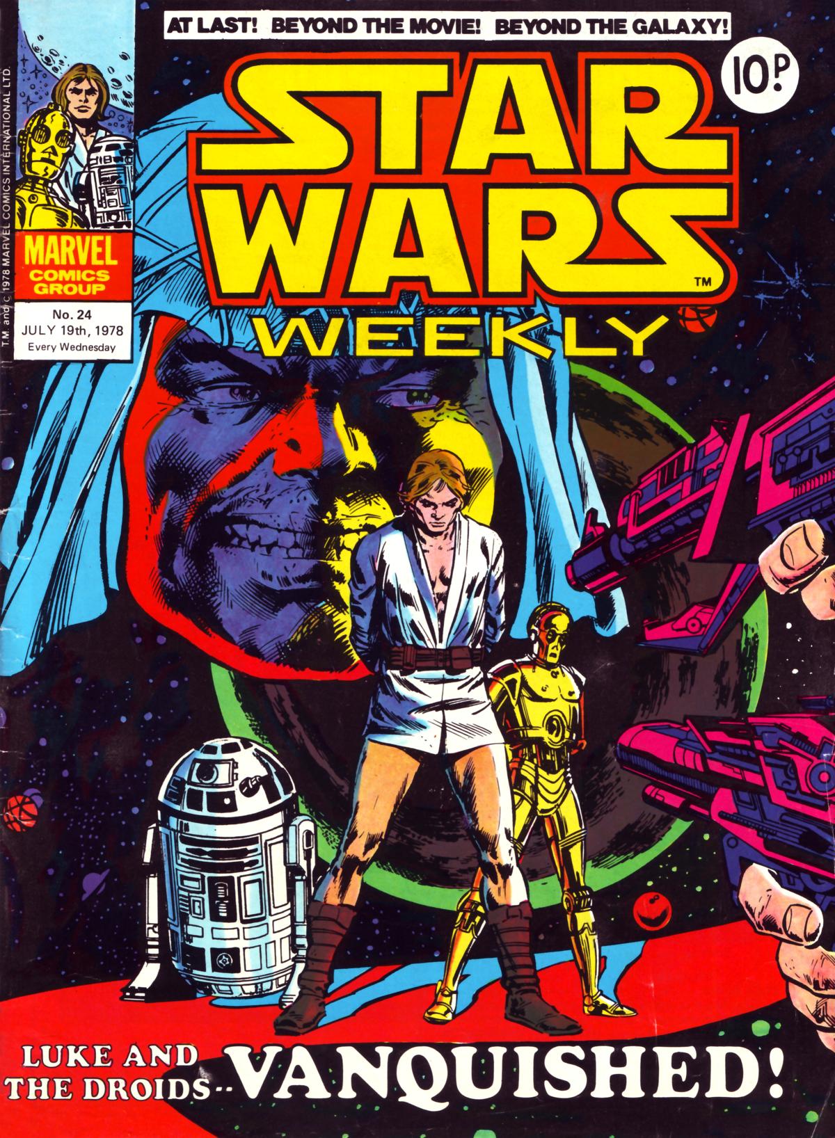 Read online Star Wars Weekly comic -  Issue #24 - 1