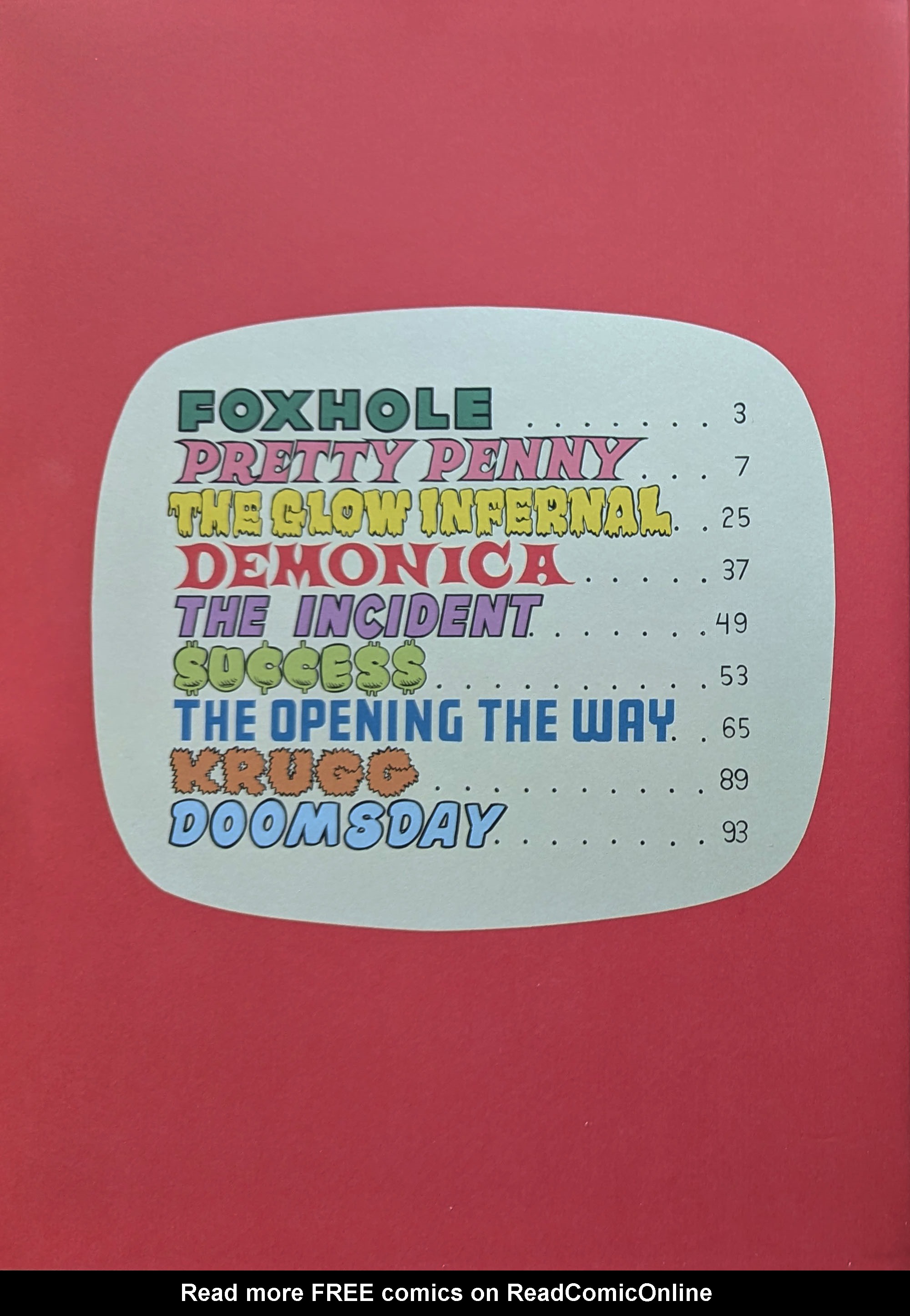 Read online Monica by Daniel Clowes comic -  Issue # TPB - 4