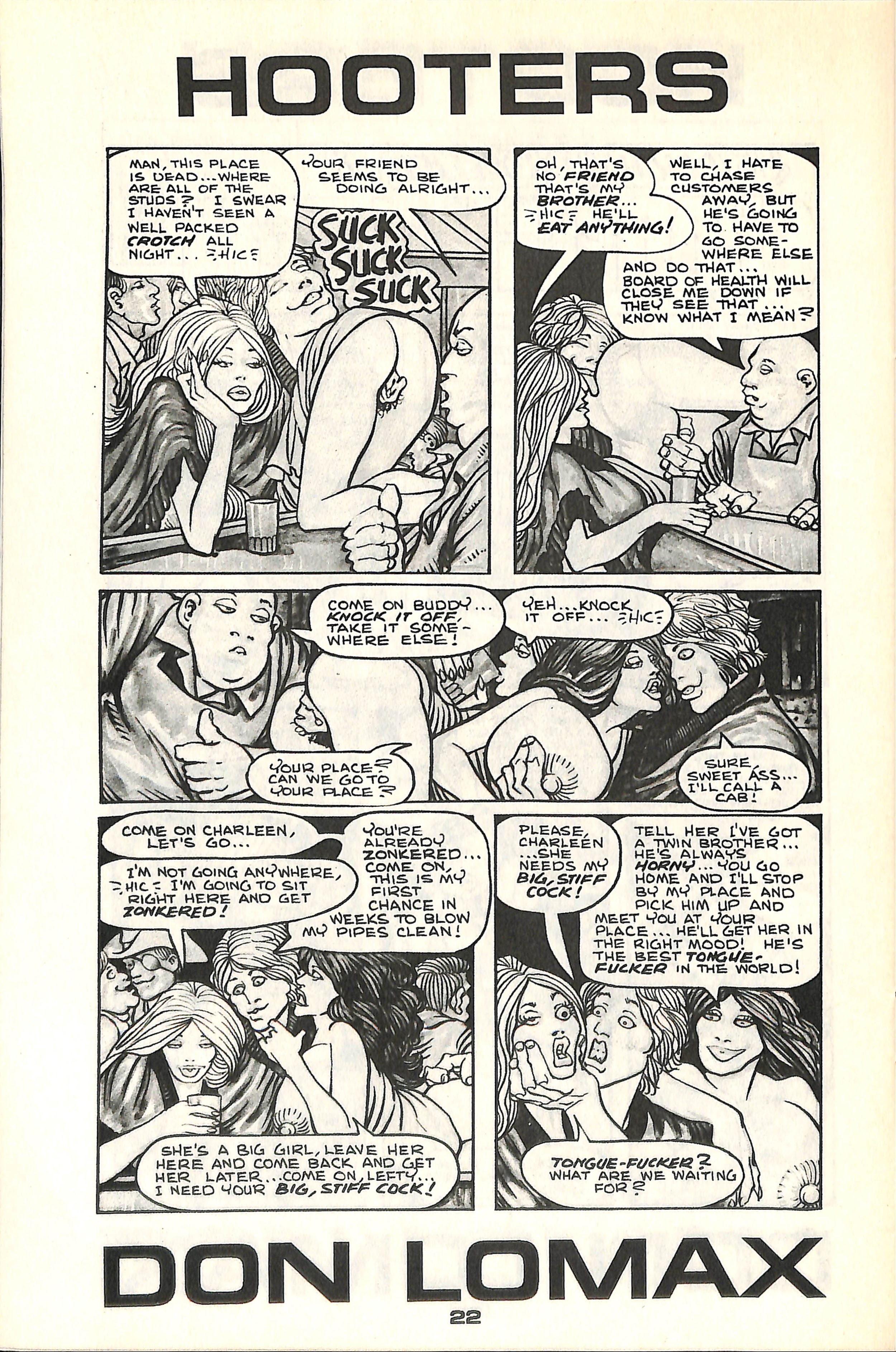 Read online Hooters comic -  Issue #5 - 27