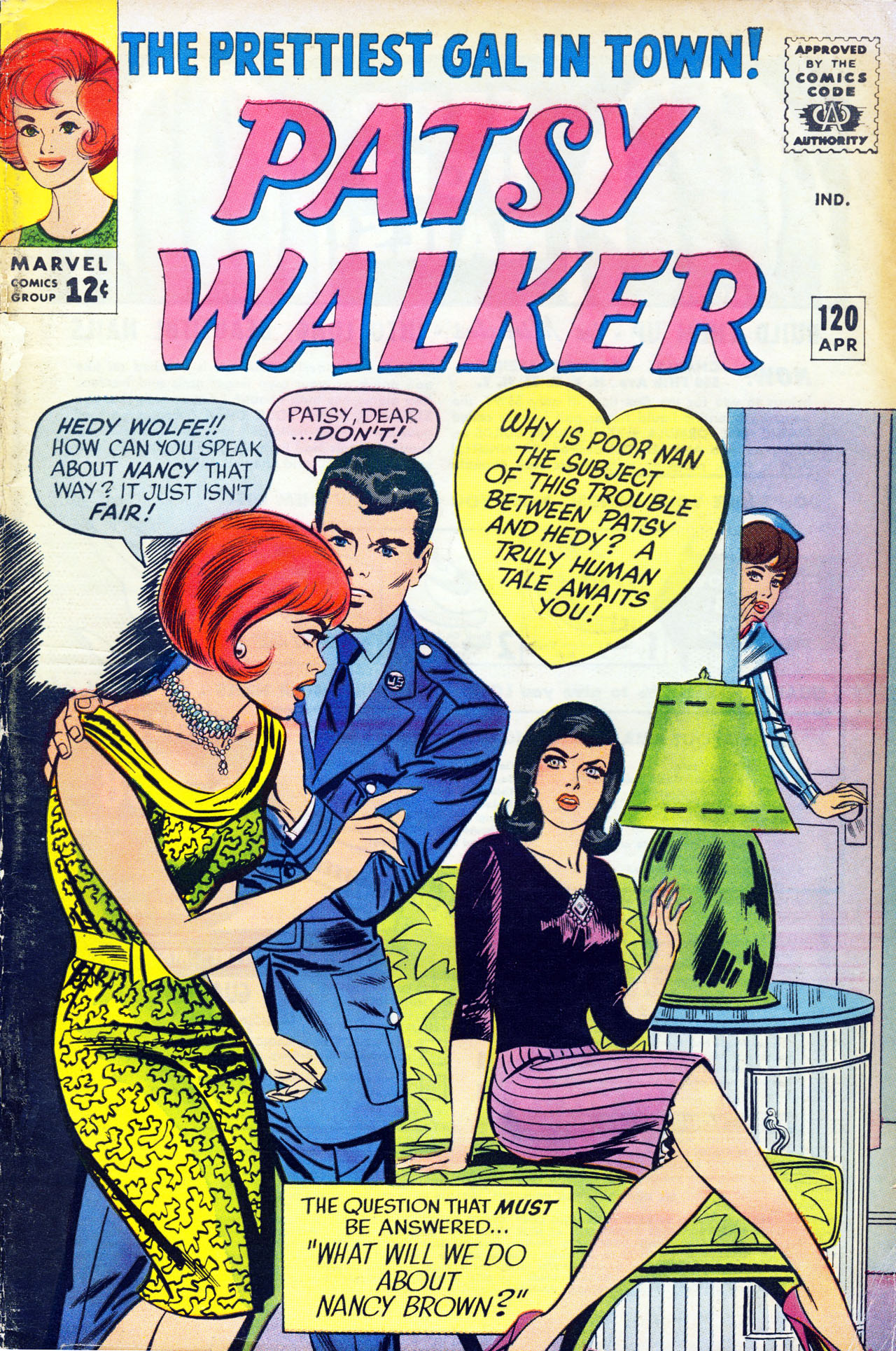 Read online Patsy Walker comic -  Issue #120 - 1