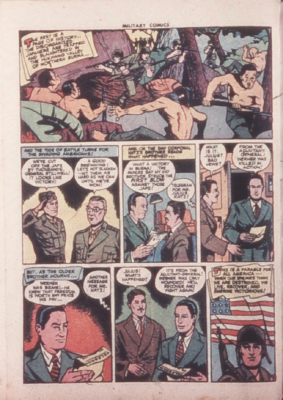 Read online Military Comics comic -  Issue #32 - 58