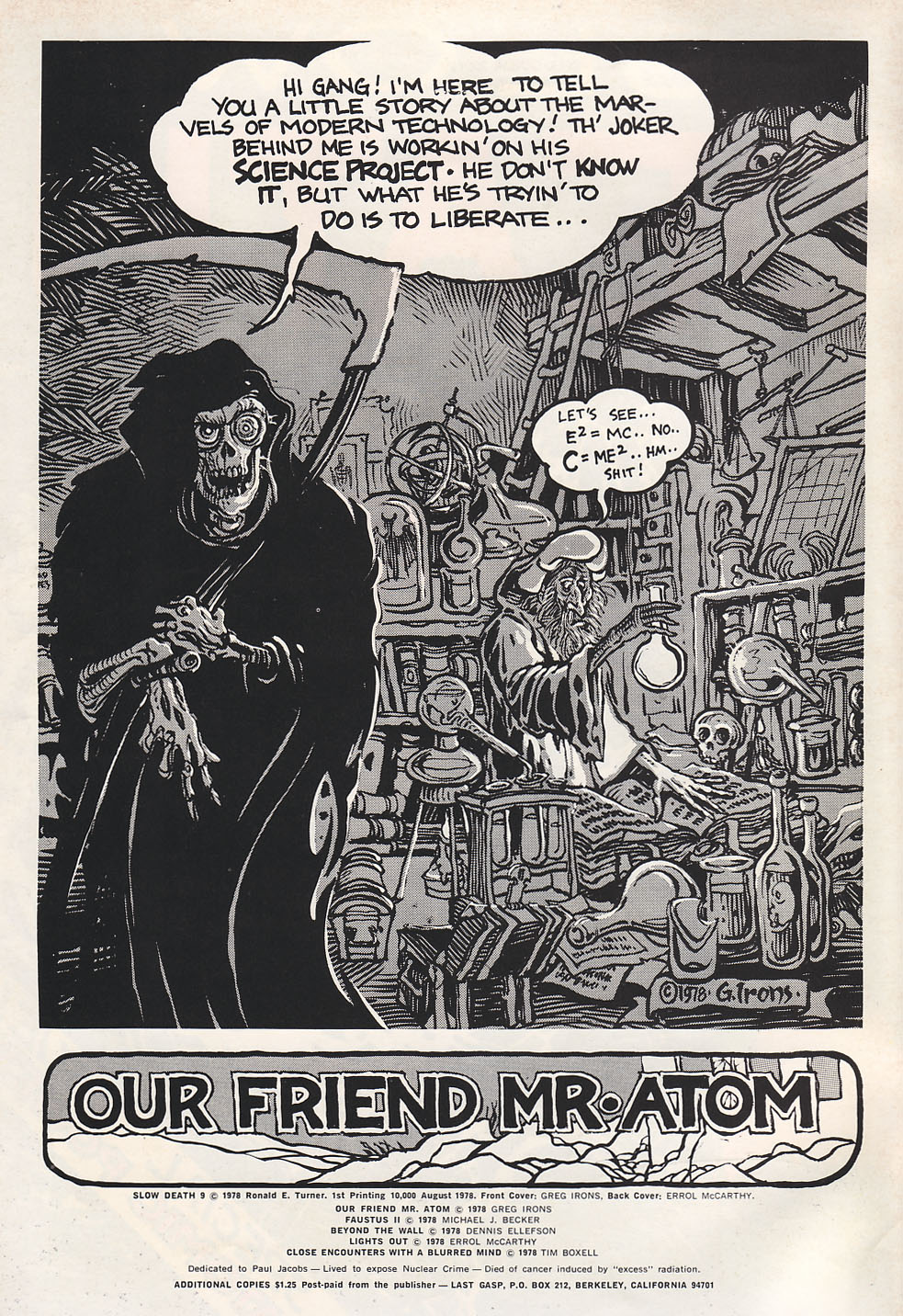 Read online Slow Death comic -  Issue #9 - 2