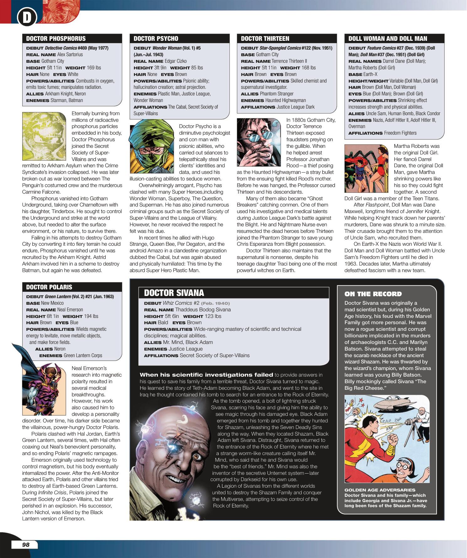 Read online The DC Comics Encyclopedia comic -  Issue # TPB 4 (Part 1) - 98