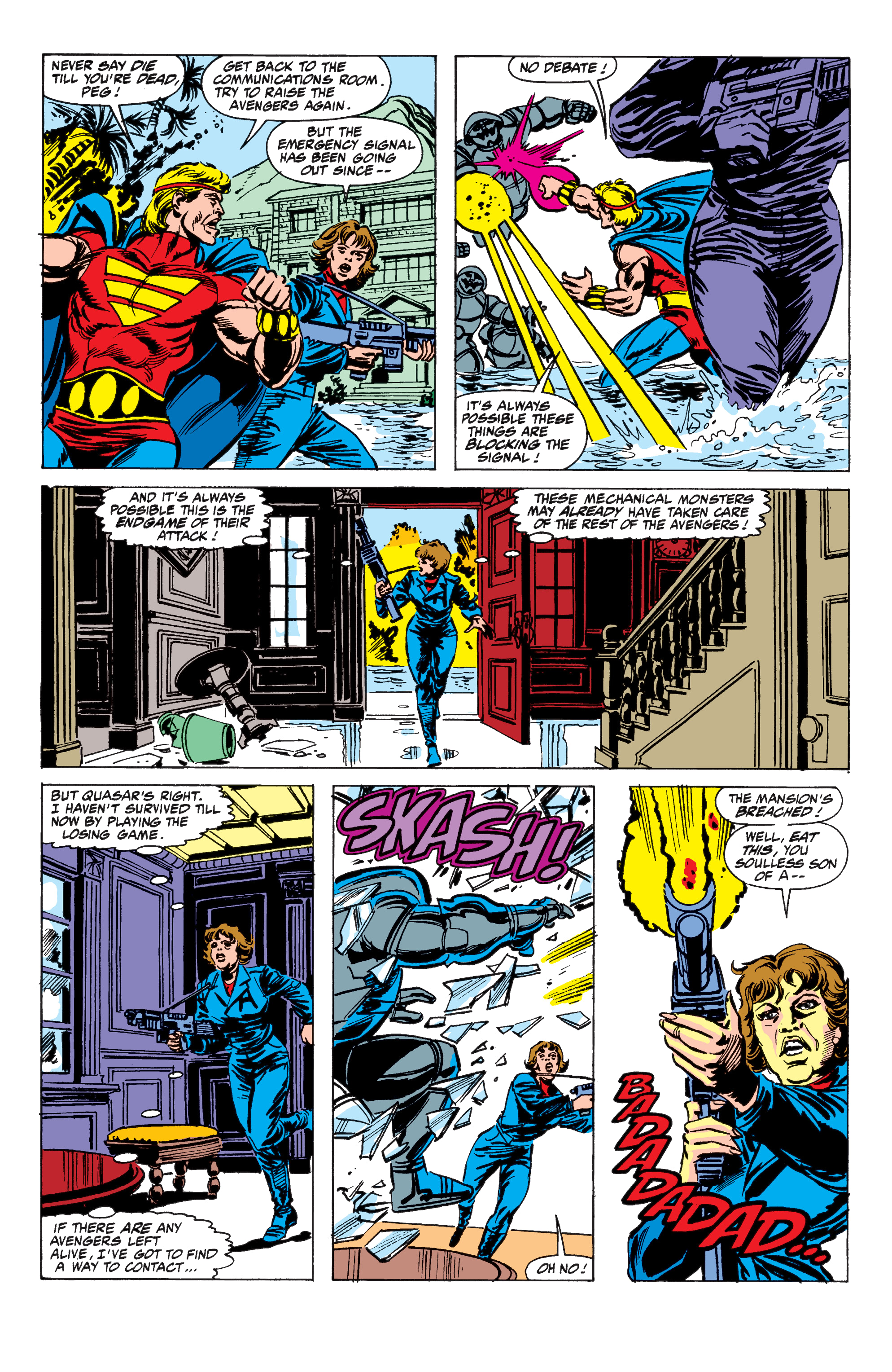 Read online Avengers West Coast Epic Collection: How The West Was Won comic -  Issue #Avengers West Coast Epic Collection Darker Than Scarlet (Part 1) - 20