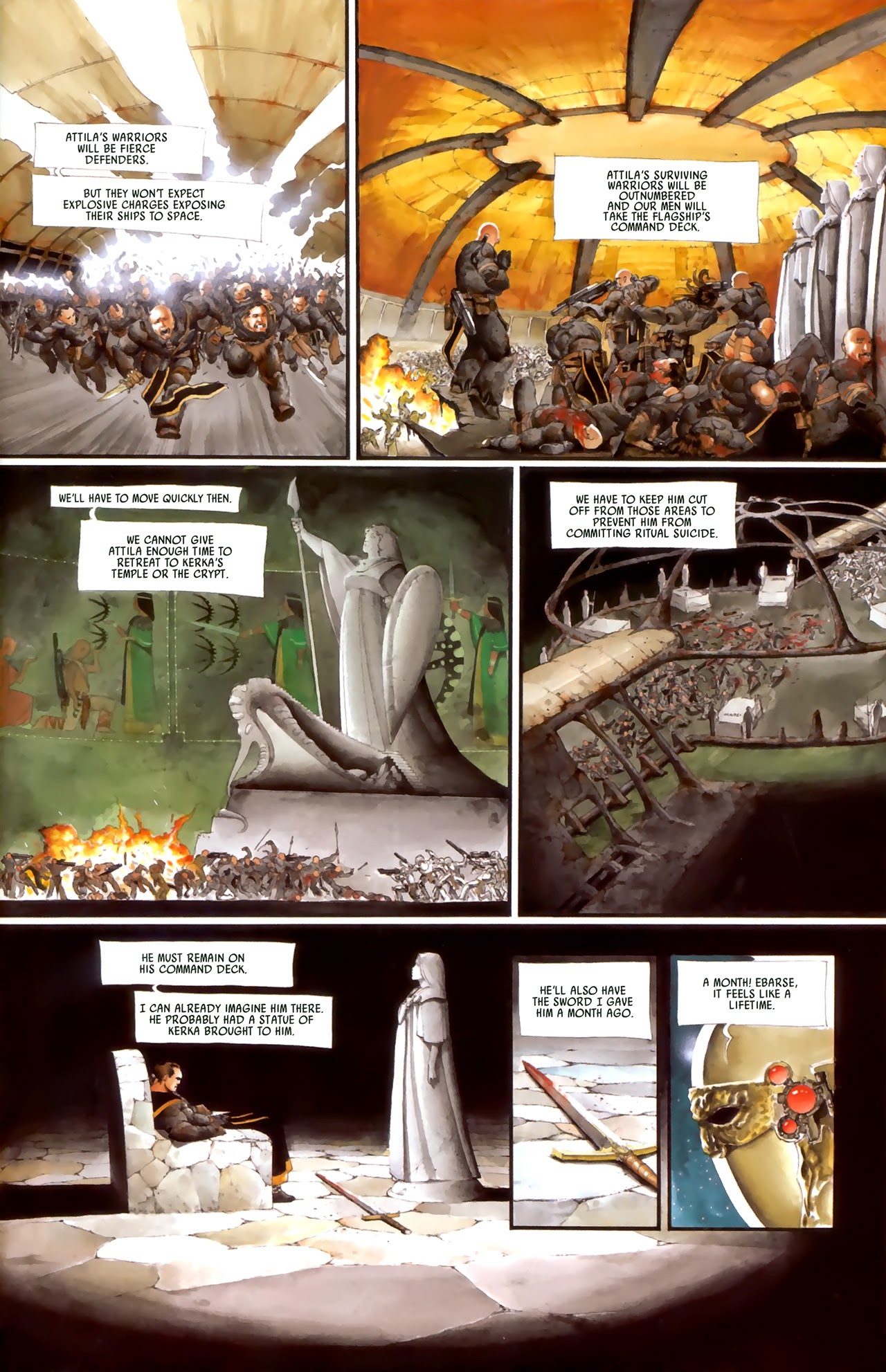 Read online Scourge Of The Gods: The Fall comic -  Issue #1 - 39