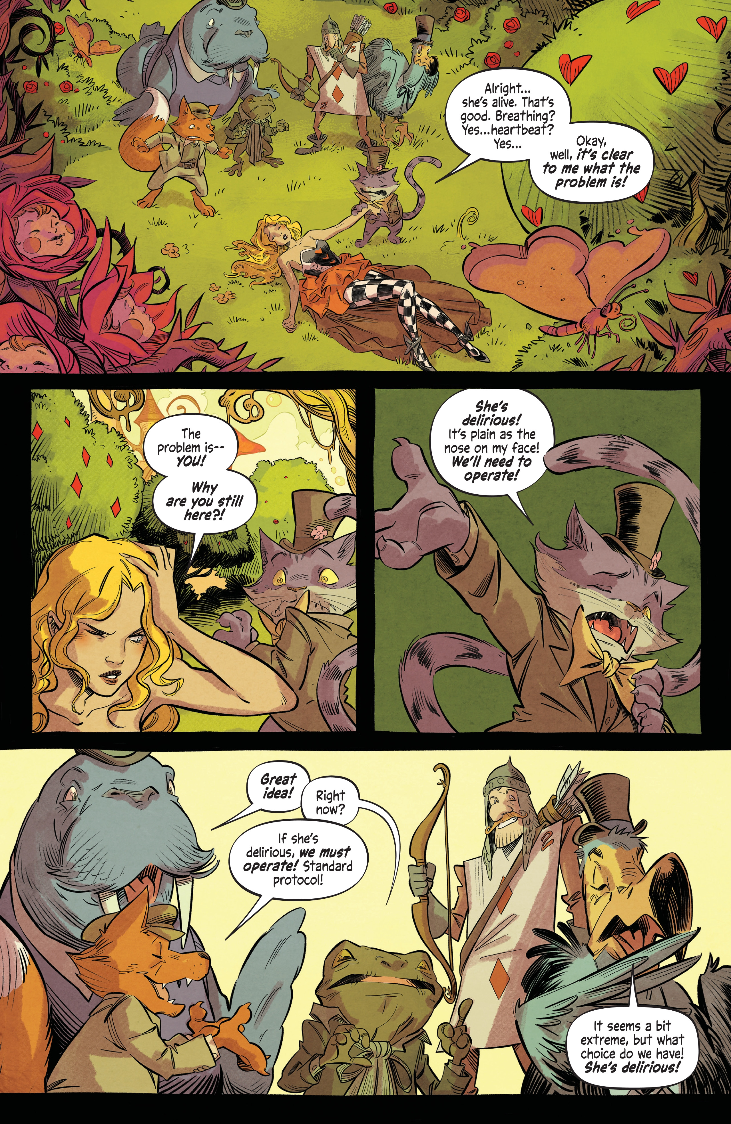 Read online Alice Never After comic -  Issue #4 - 5