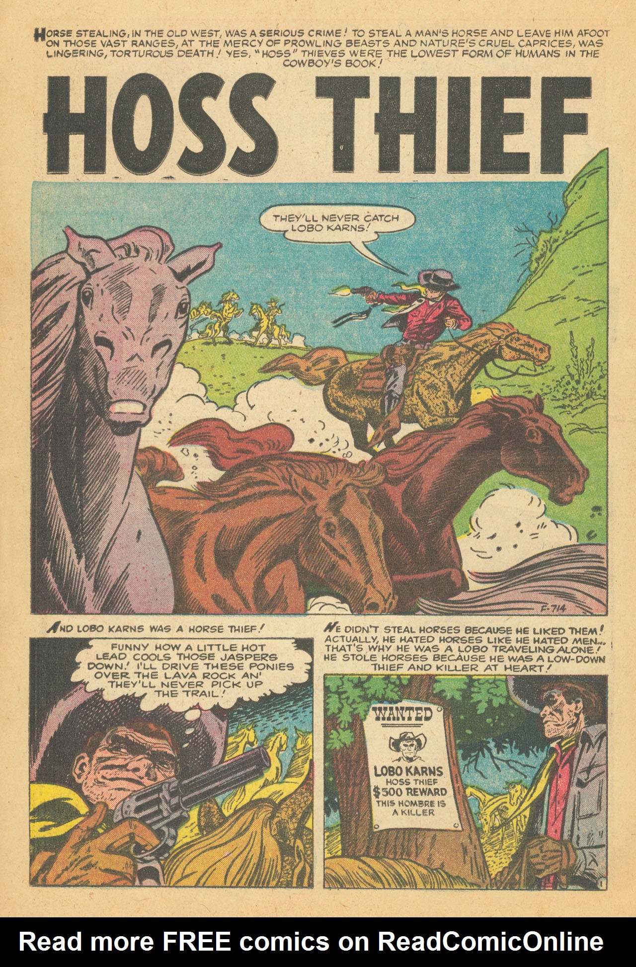 Read online Western Outlaws (1954) comic -  Issue #8 - 20