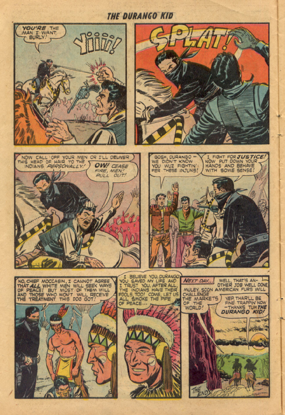 Read online Charles Starrett as The Durango Kid comic -  Issue #8 - 9