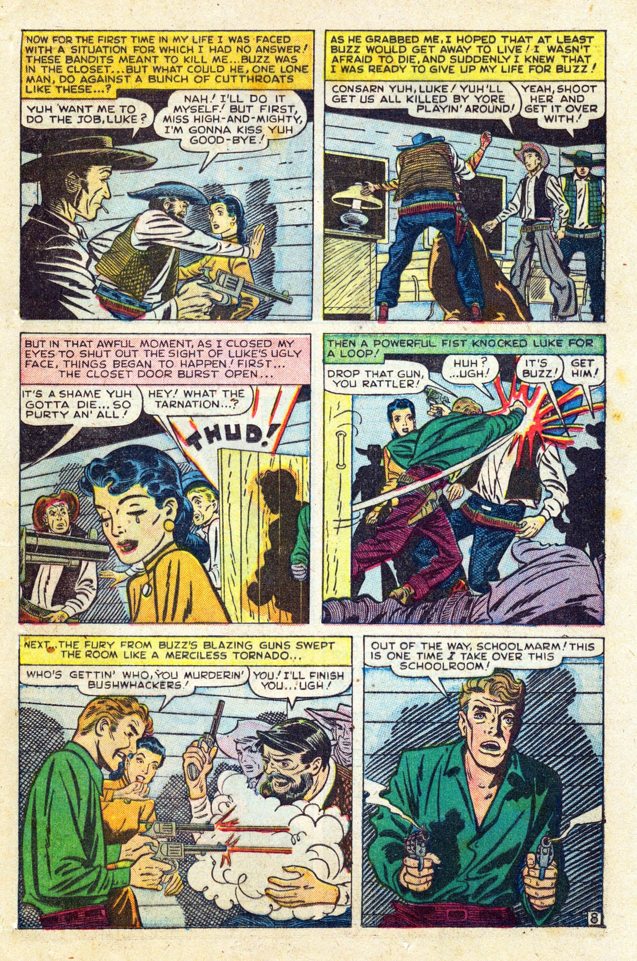 Read online Cowboy Romances comic -  Issue #3 - 35