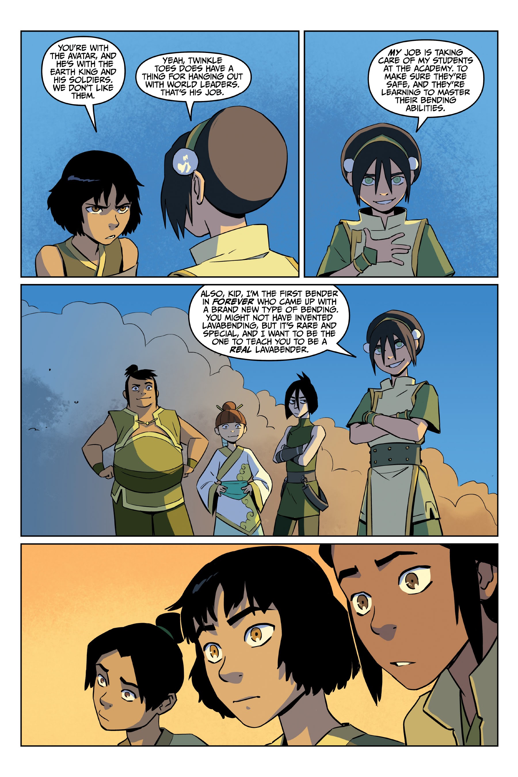 Read online Nickelodeon Avatar: The Last Airbender - Toph Beifong's Metalbending Academy comic -  Issue # TPB - 70