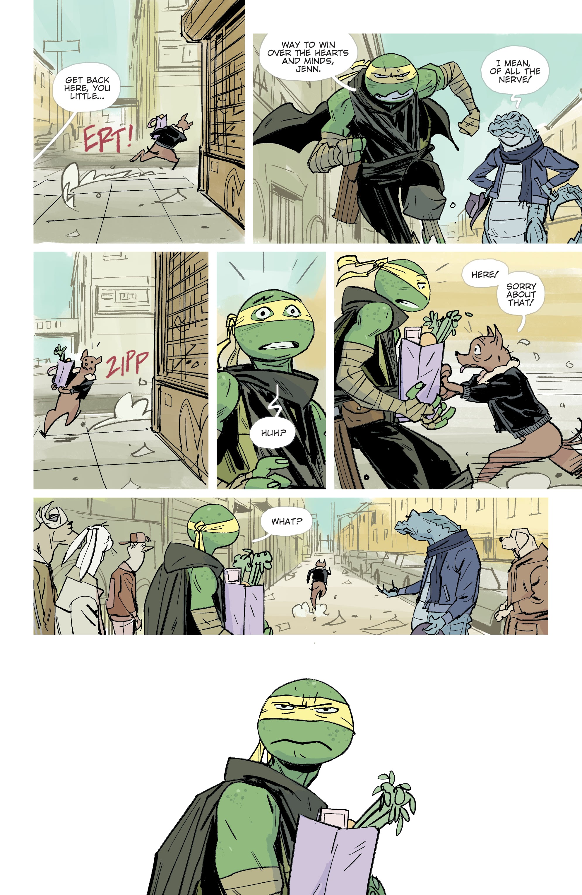 Read online Teenage Mutant Ninja Turtles: Jennika II comic -  Issue #1 - 7