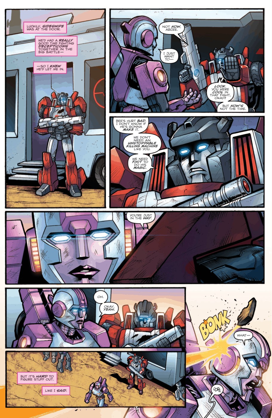 Read online Transformers: Robots In Disguise (2012) comic -  Issue #18 - 16