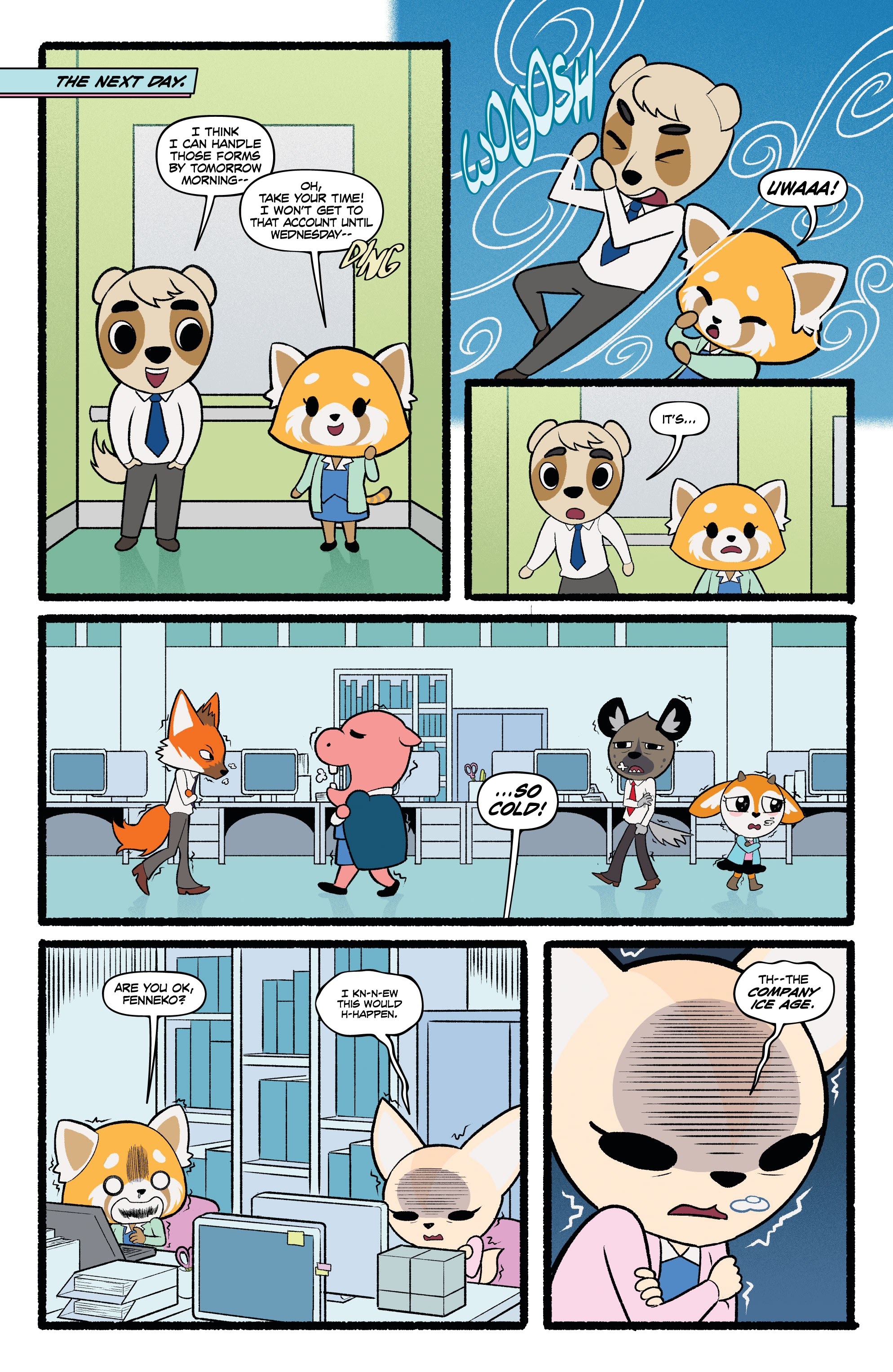 Read online Aggretsuko comic -  Issue #5 - 6