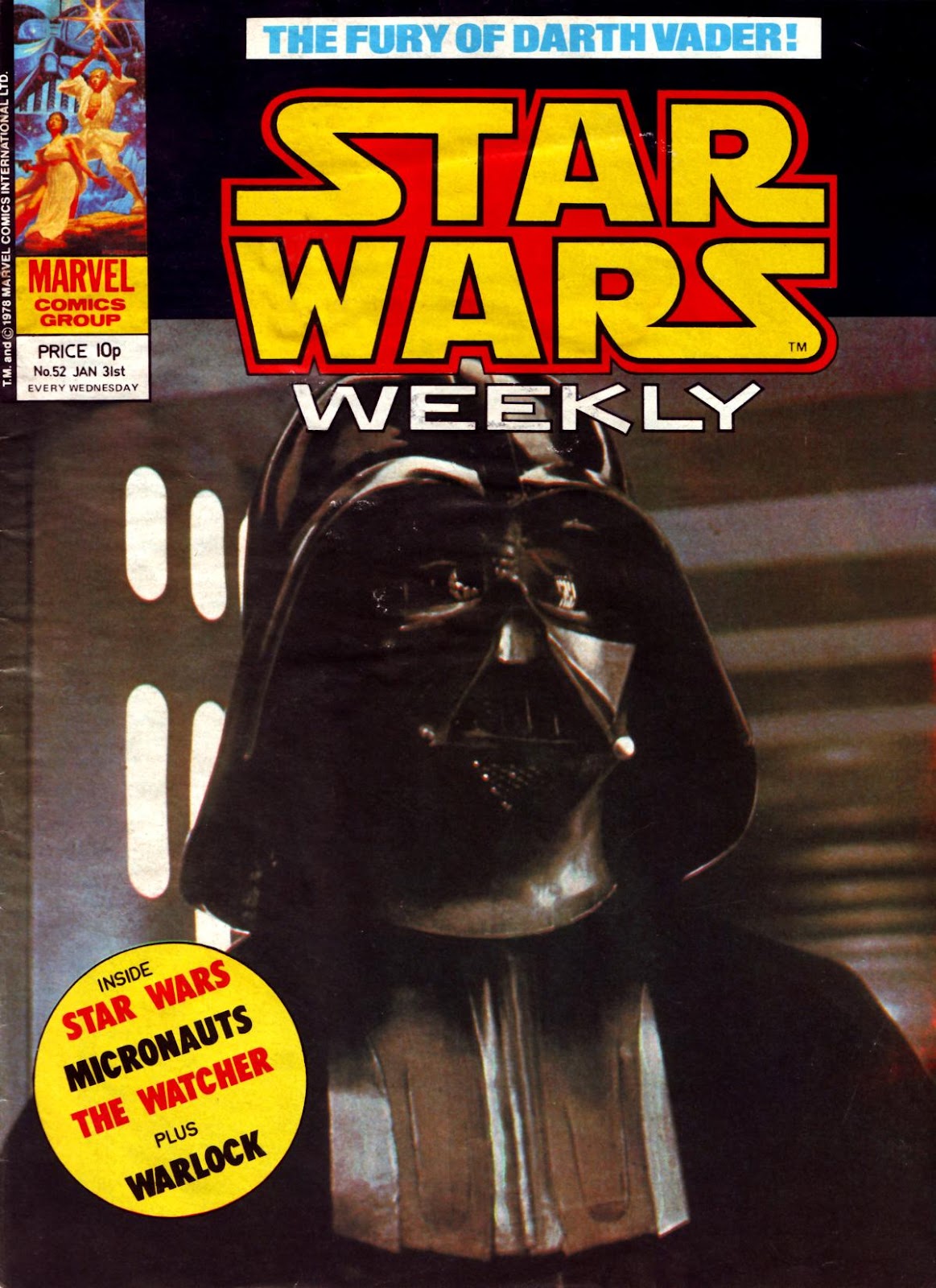 Star Wars Weekly issue 52 - Page 1