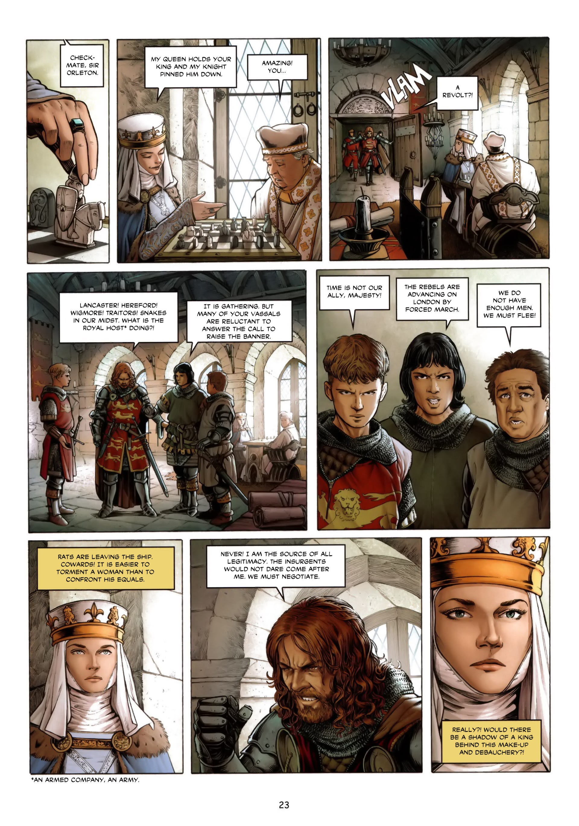 Read online Isabella: She-Wolf of France comic -  Issue #2 - 24