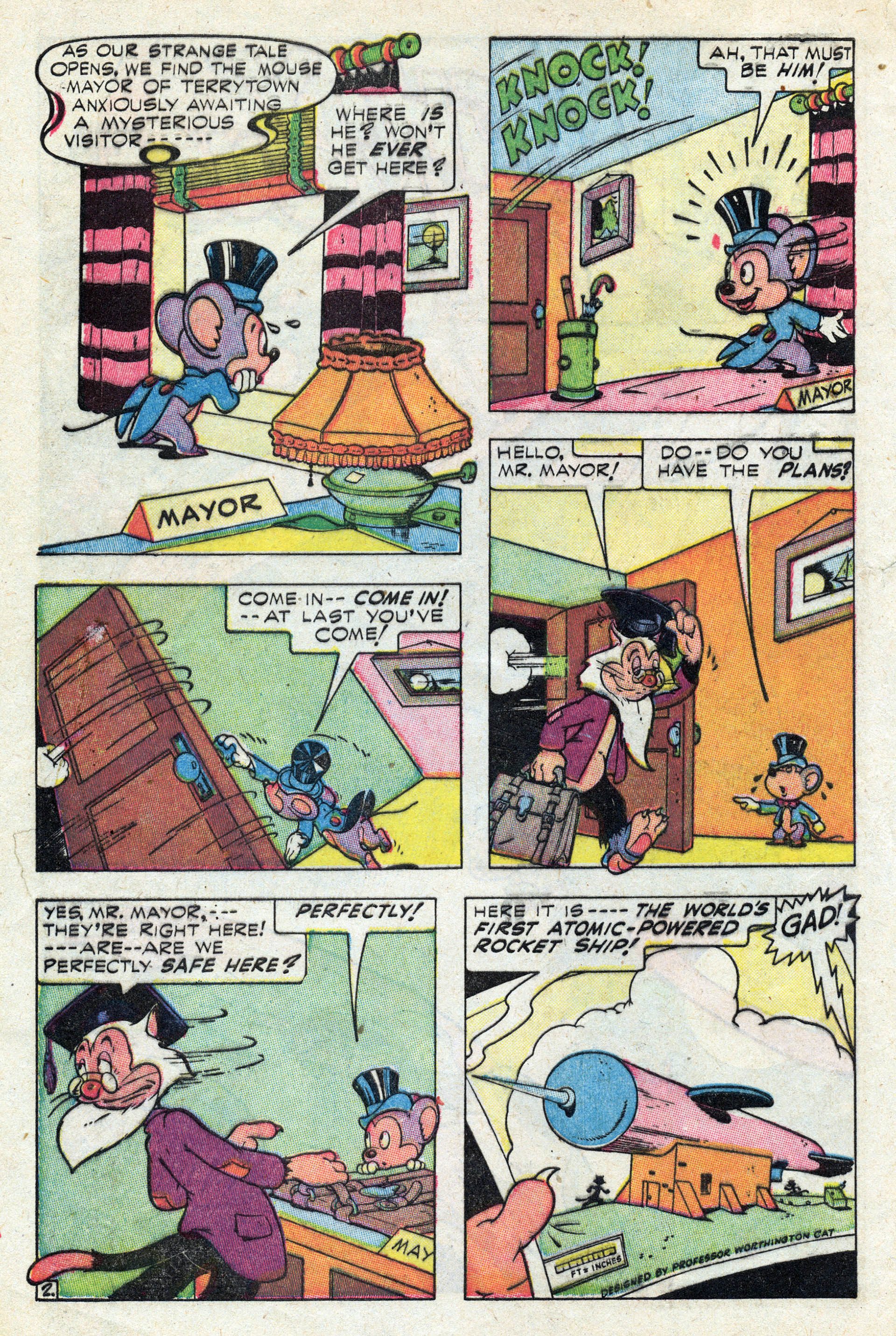 Read online Paul Terry's Mighty Mouse Comics comic -  Issue #3 - 5