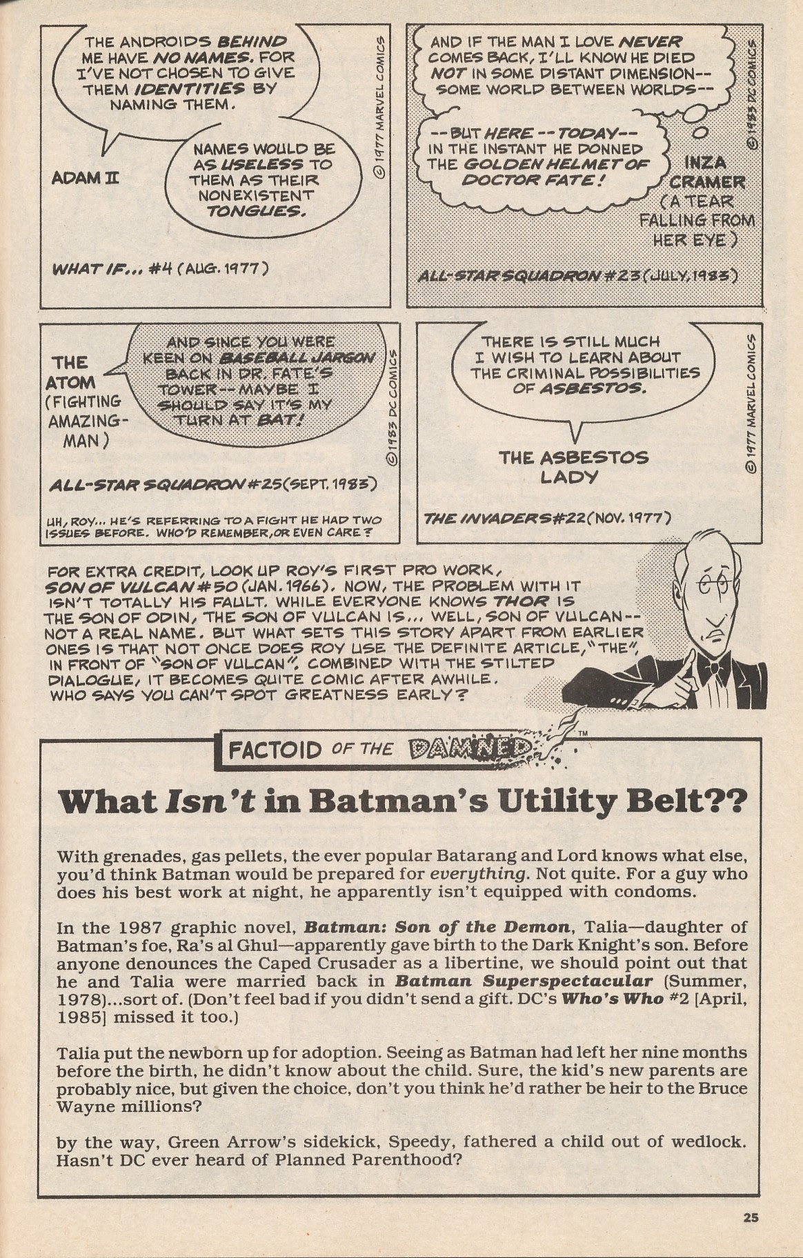 Read online World's Worst Comics Awards comic -  Issue #1 - 27