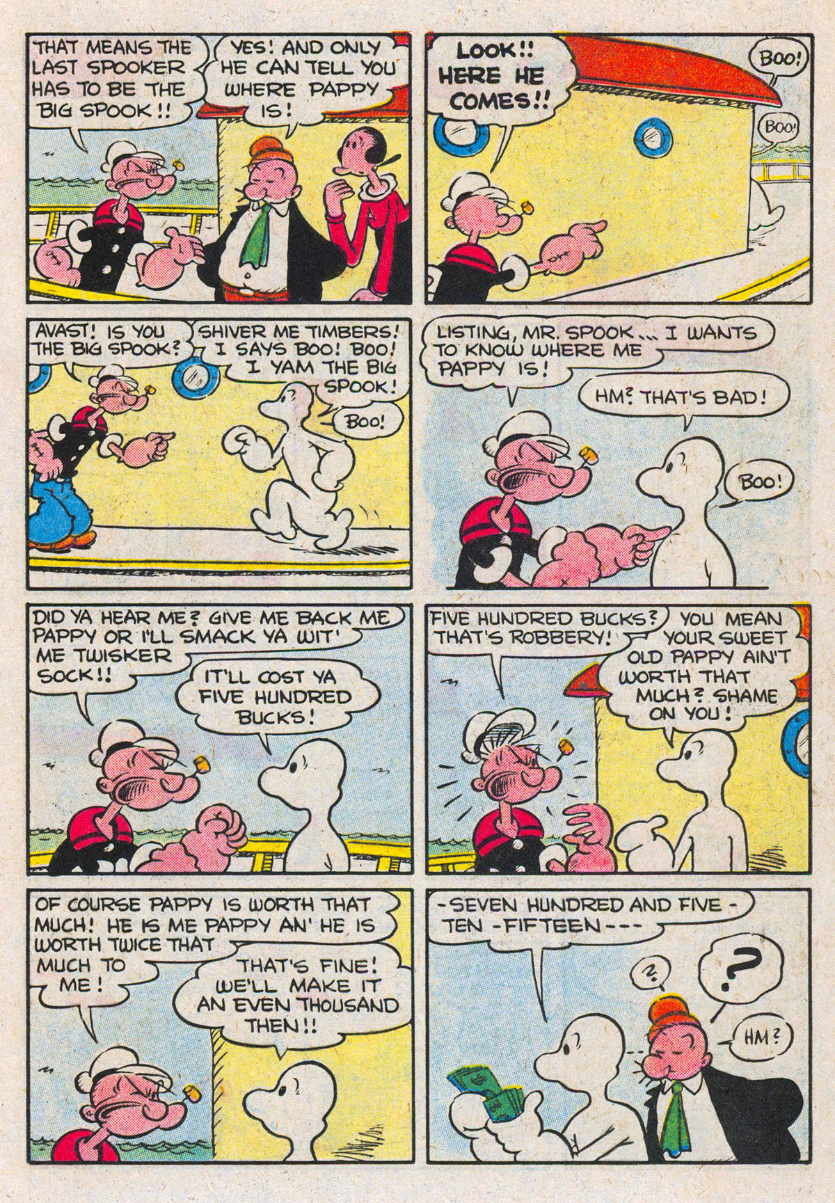Read online Popeye (1948) comic -  Issue #169 - 17