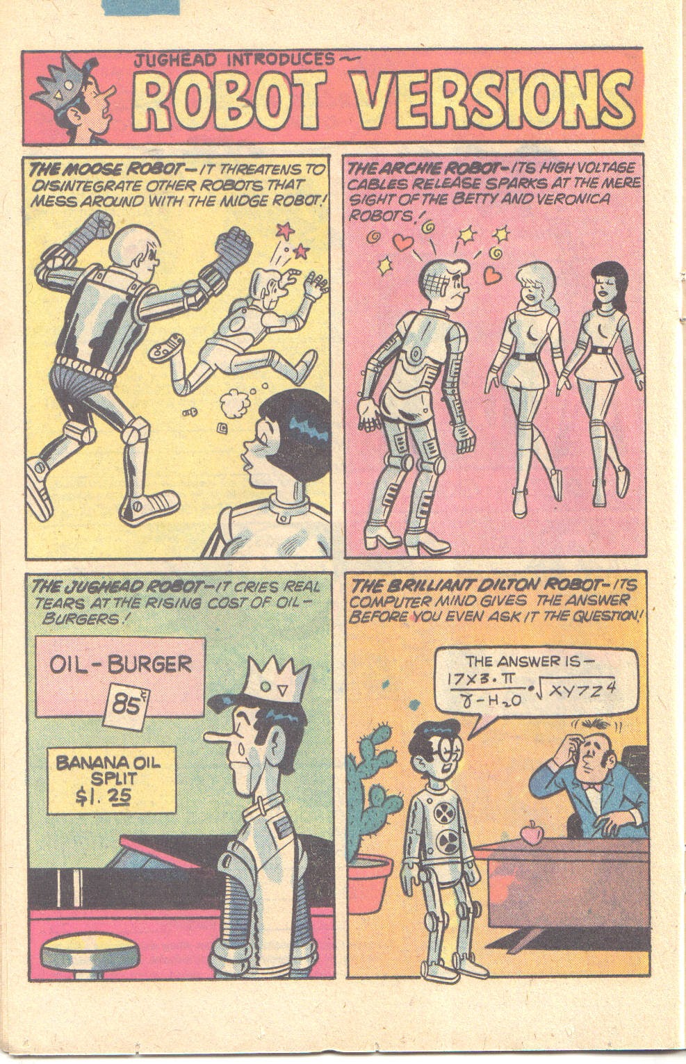 Read online Jughead's Jokes comic -  Issue #73 - 20