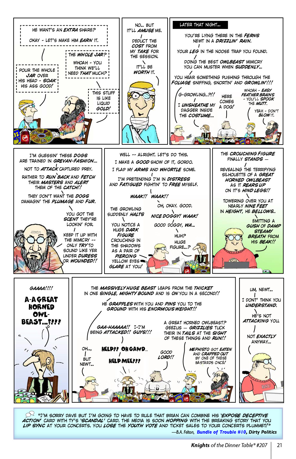 Read online Knights of the Dinner Table comic -  Issue #207 - 23