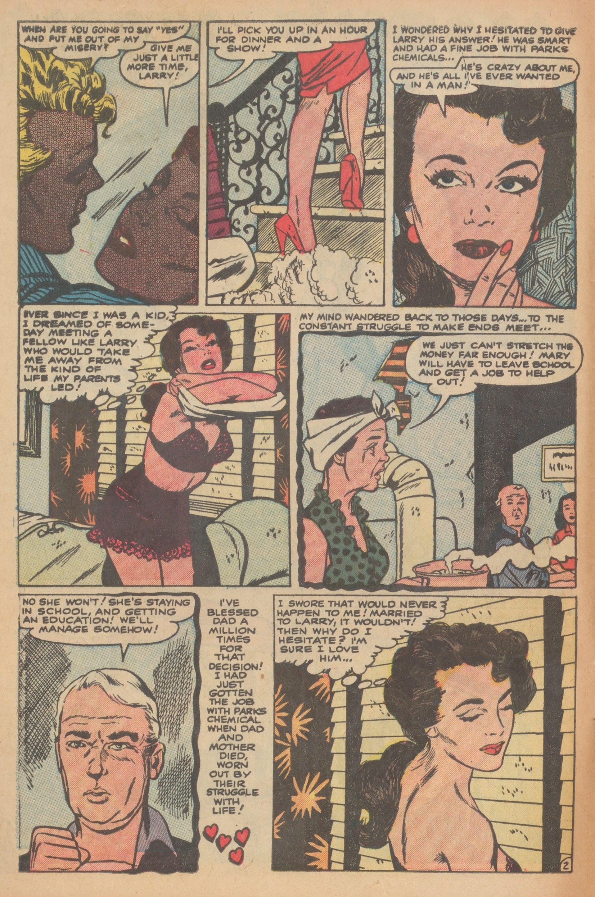 Read online Love Romances comic -  Issue #41 - 4