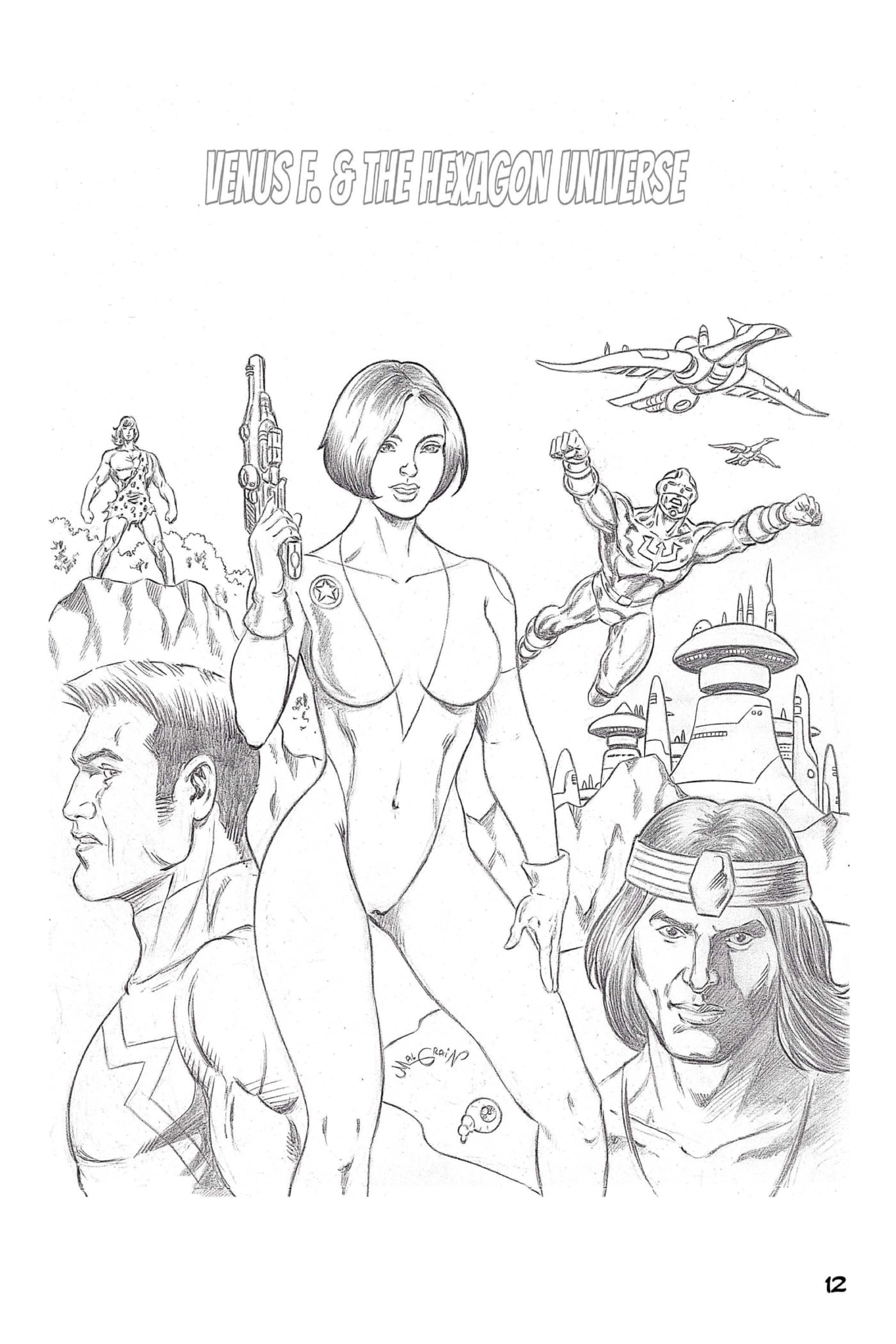 Read online The Art of Chris Malgrain comic -  Issue #8 - 14