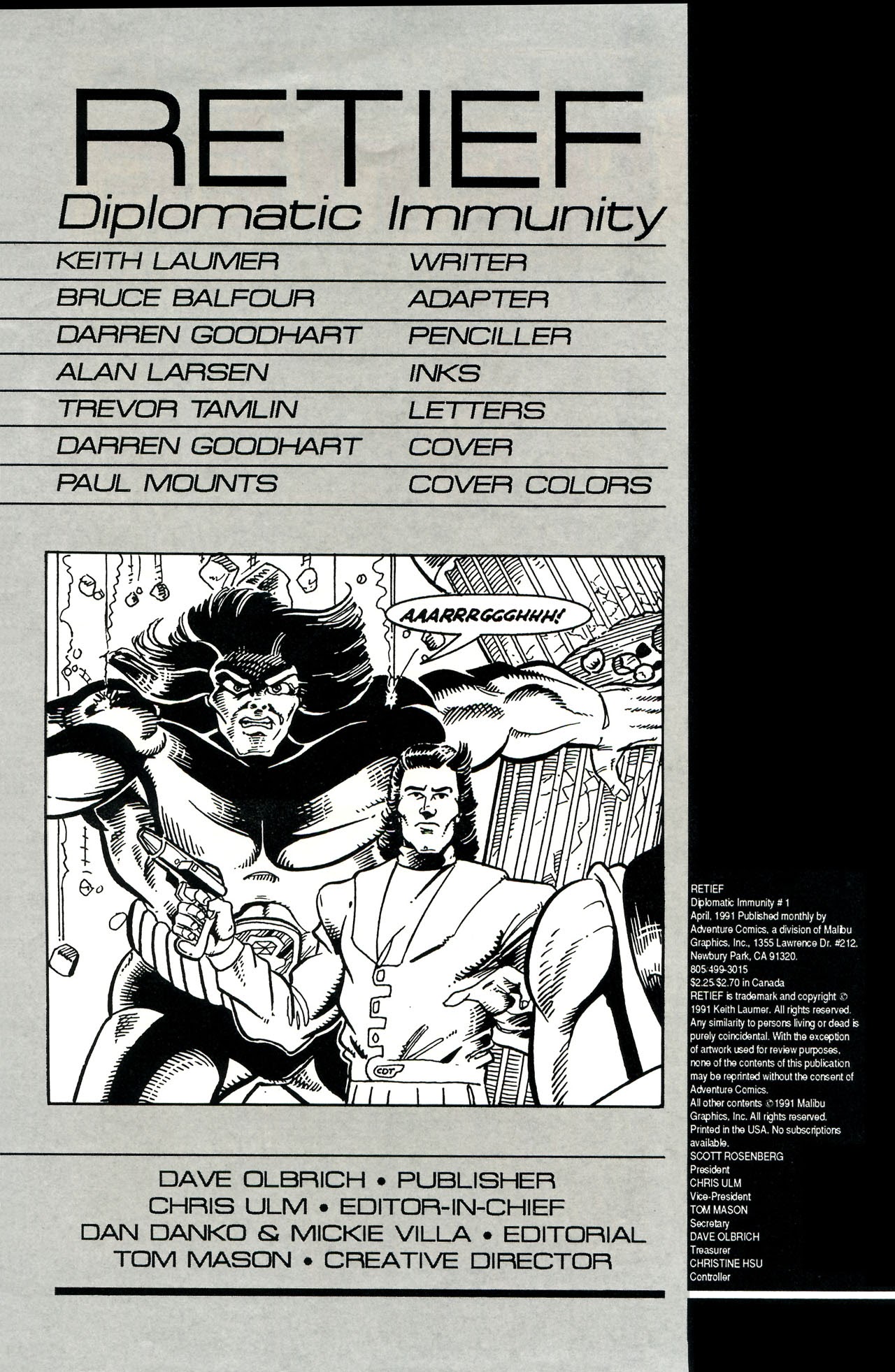 Read online Retief: Diplomatic Immunity comic -  Issue #1 - 2