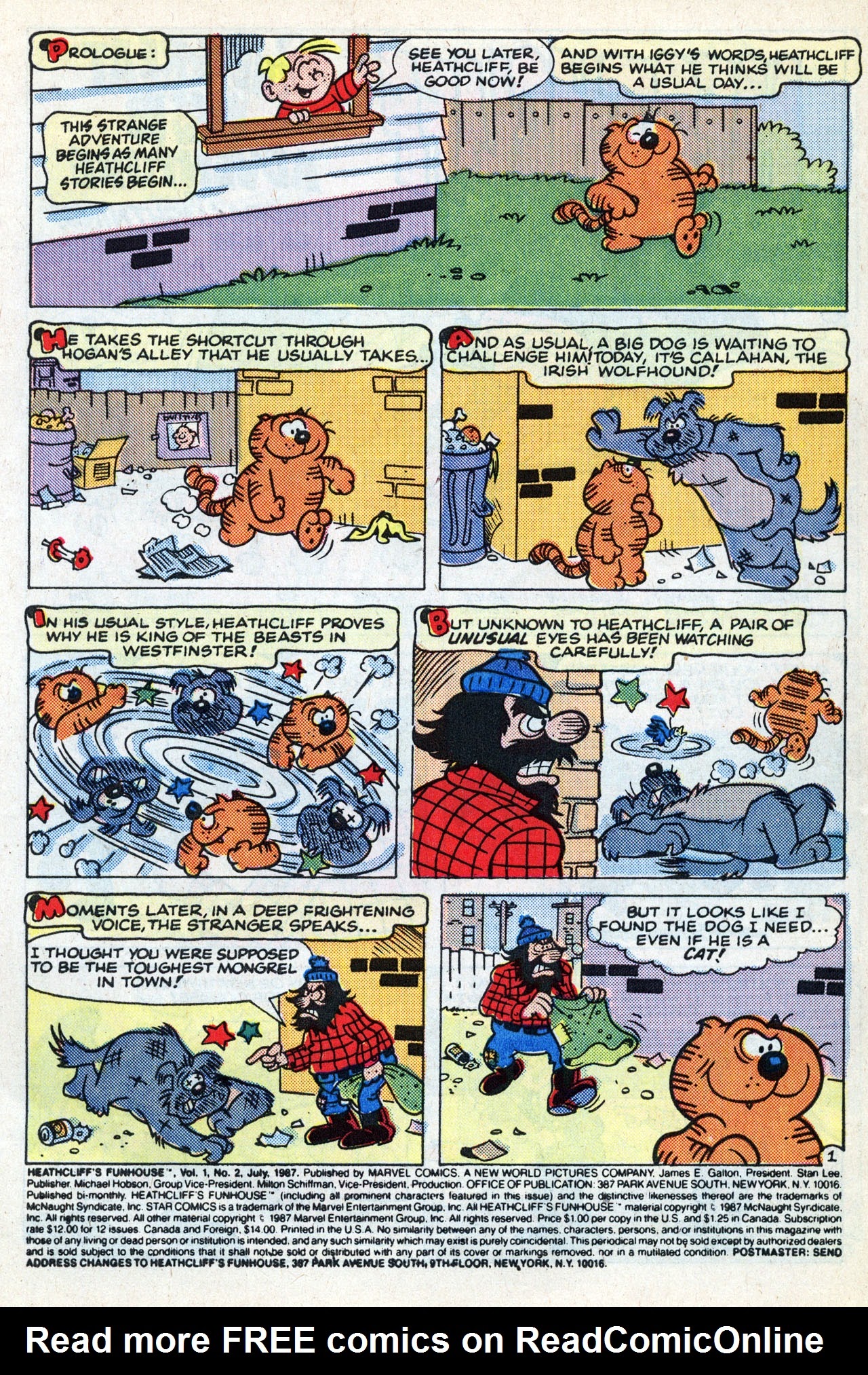 Read online Heathcliff's Funhouse comic -  Issue #2 - 3